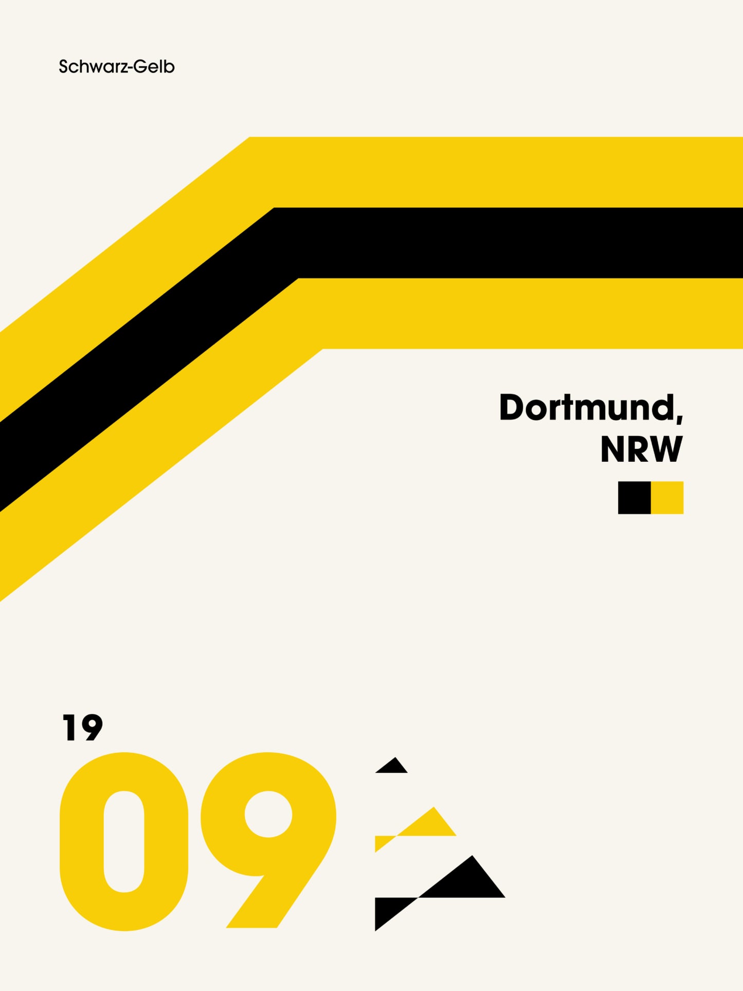 Dortmund - "Heritage" Fußballposter