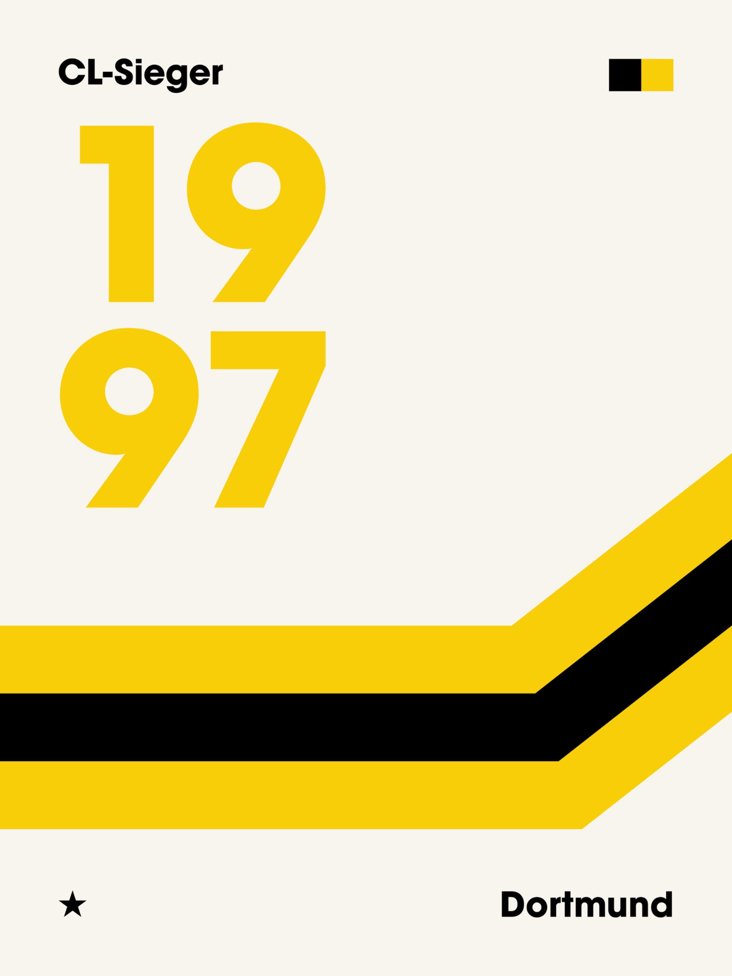 Dortmund - "Champions" Fußballposter