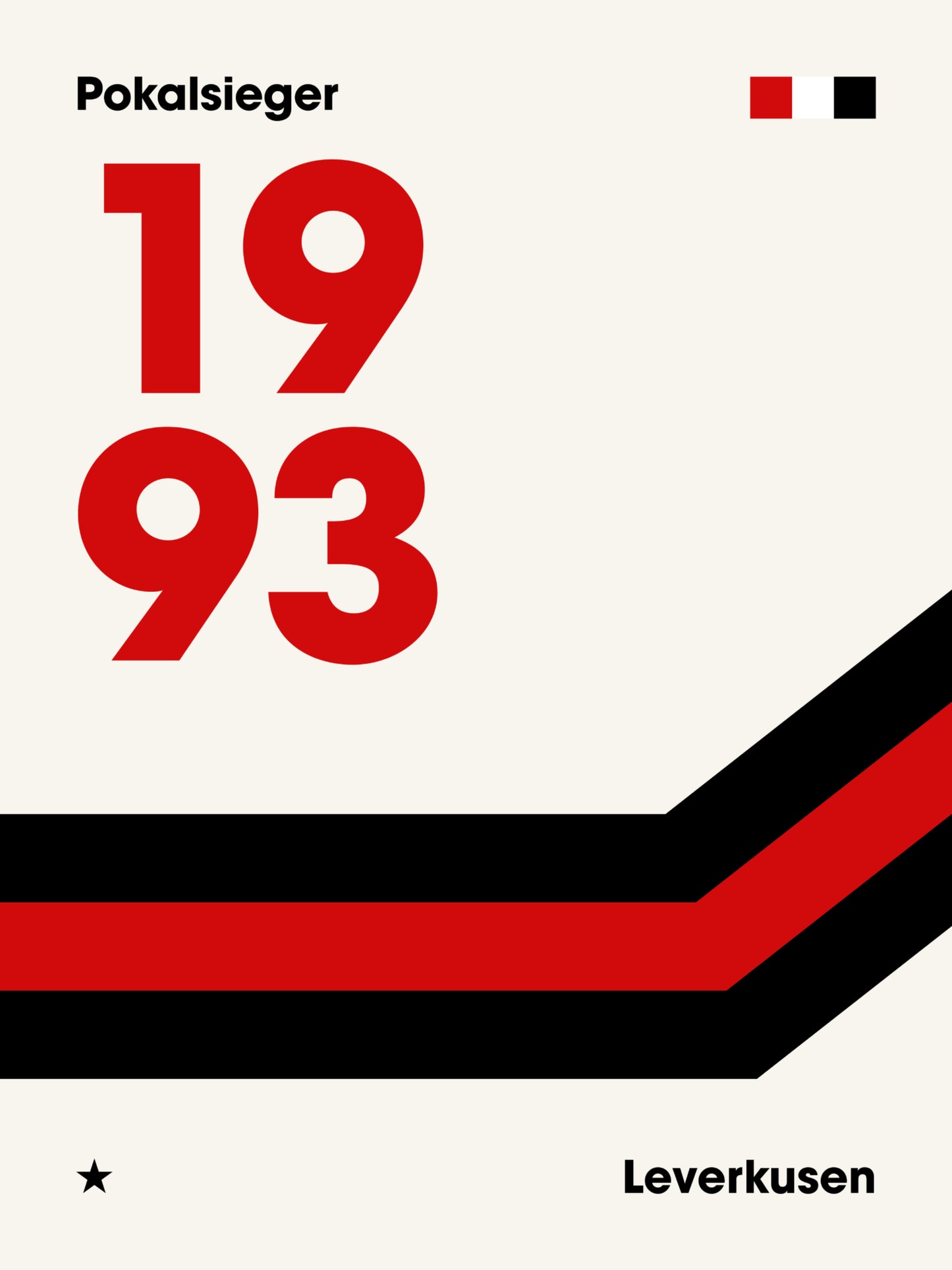 Leverkusen - "Champions" Fußballposter