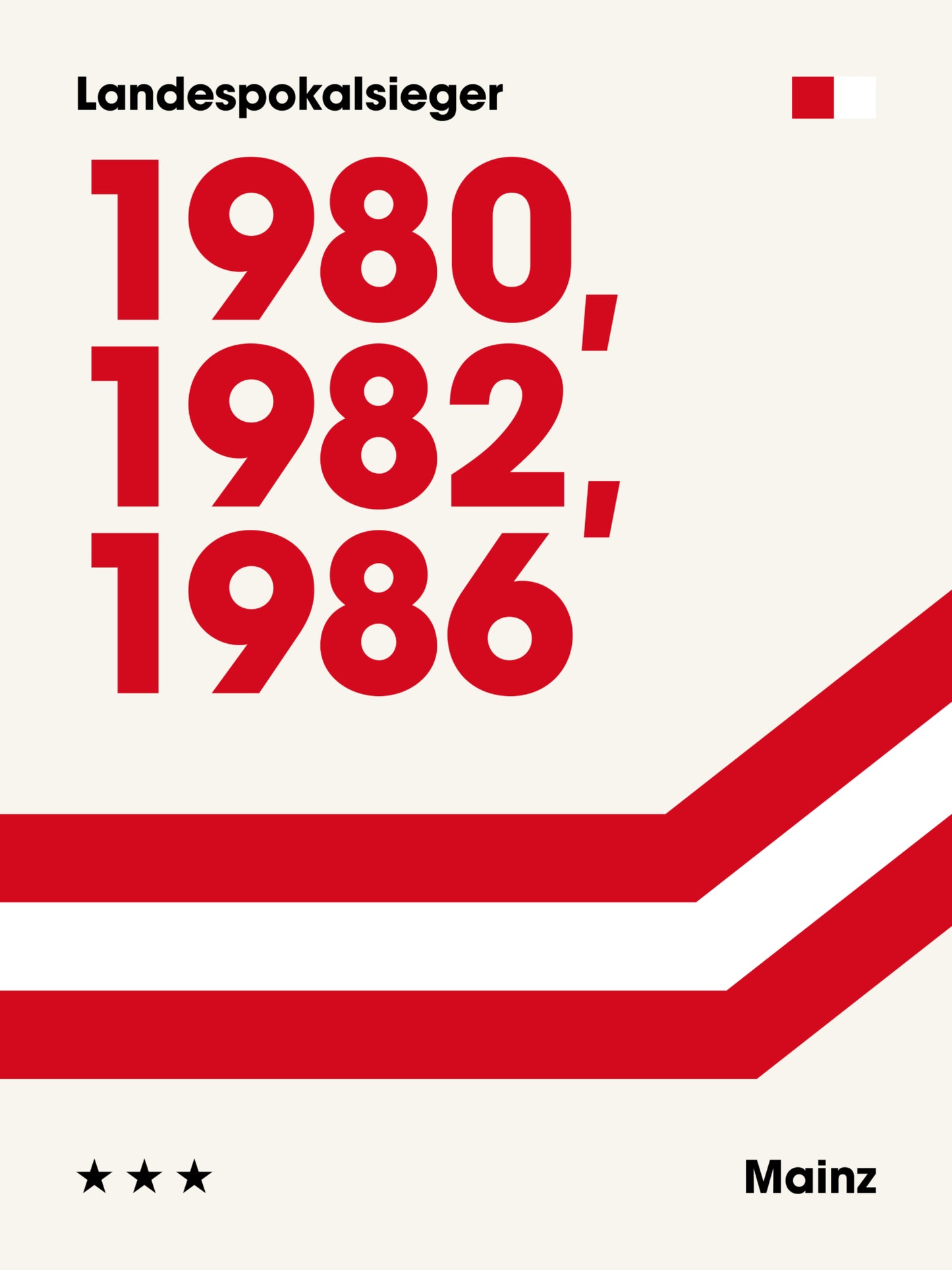 Mainz - "Champions" Fußballposter