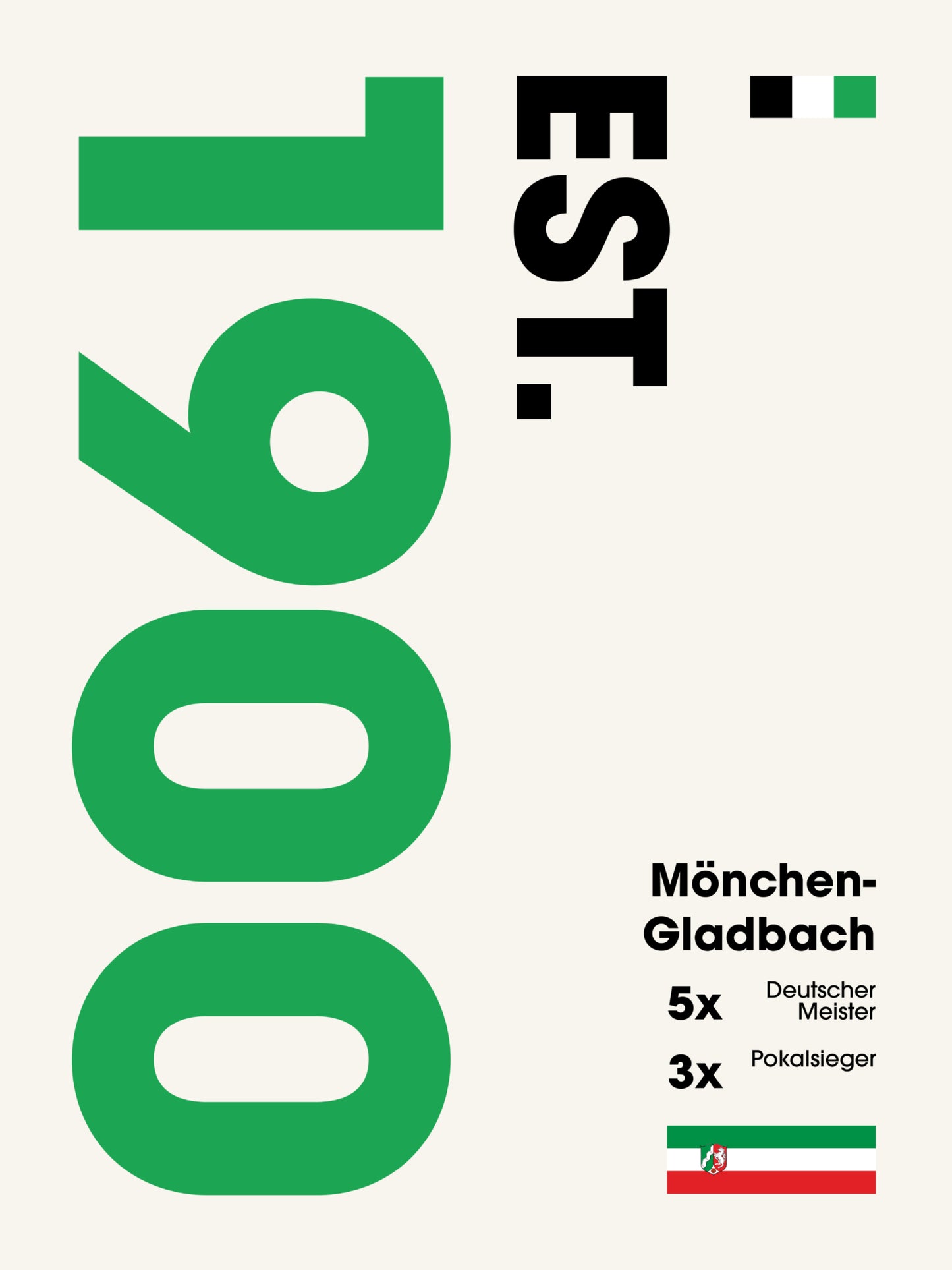 Gladbach - "Established" Fußballposter