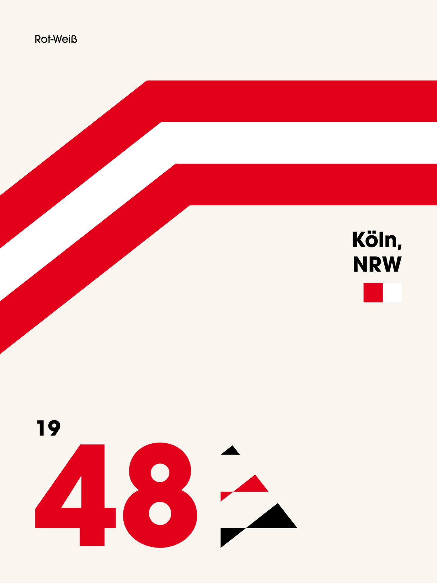 Köln - "Heritage" Fußballposter