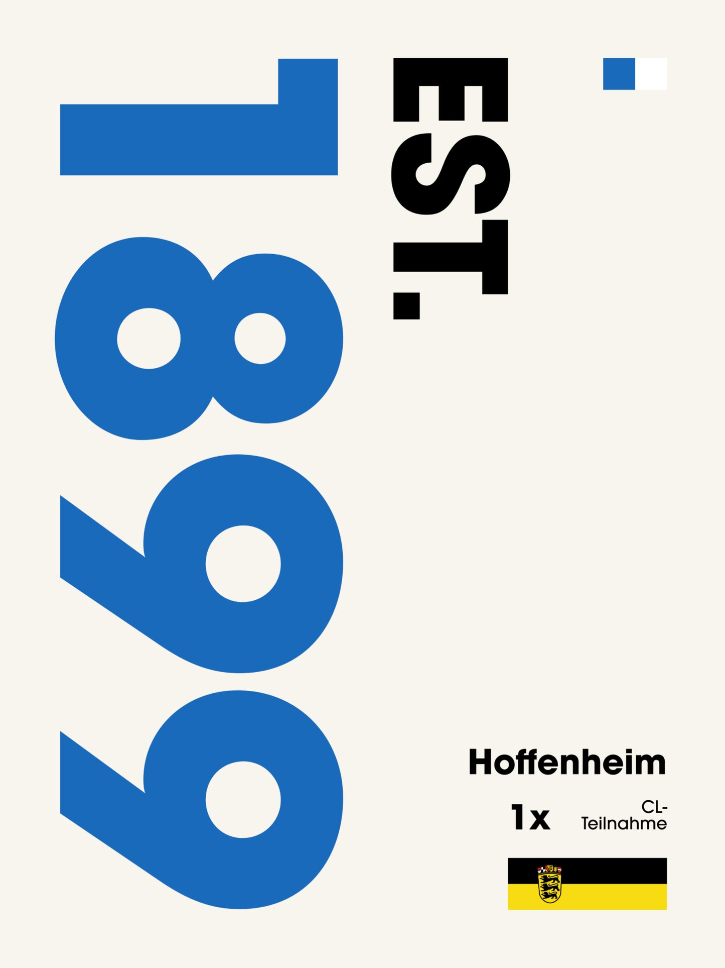 Hoffenheim - "Established" Fußballposter
