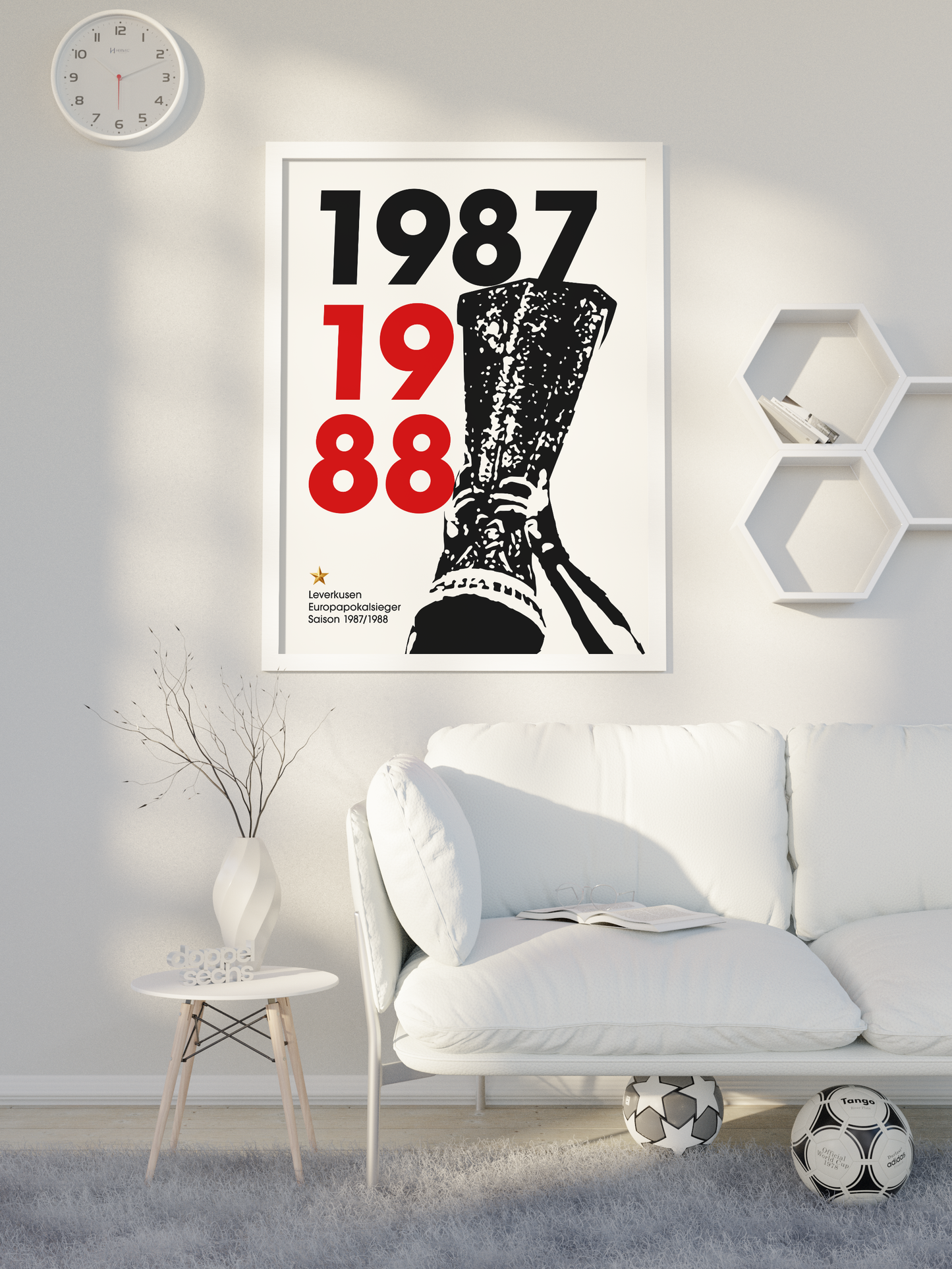 Leverkusen - "Europapokal" Fußballposter