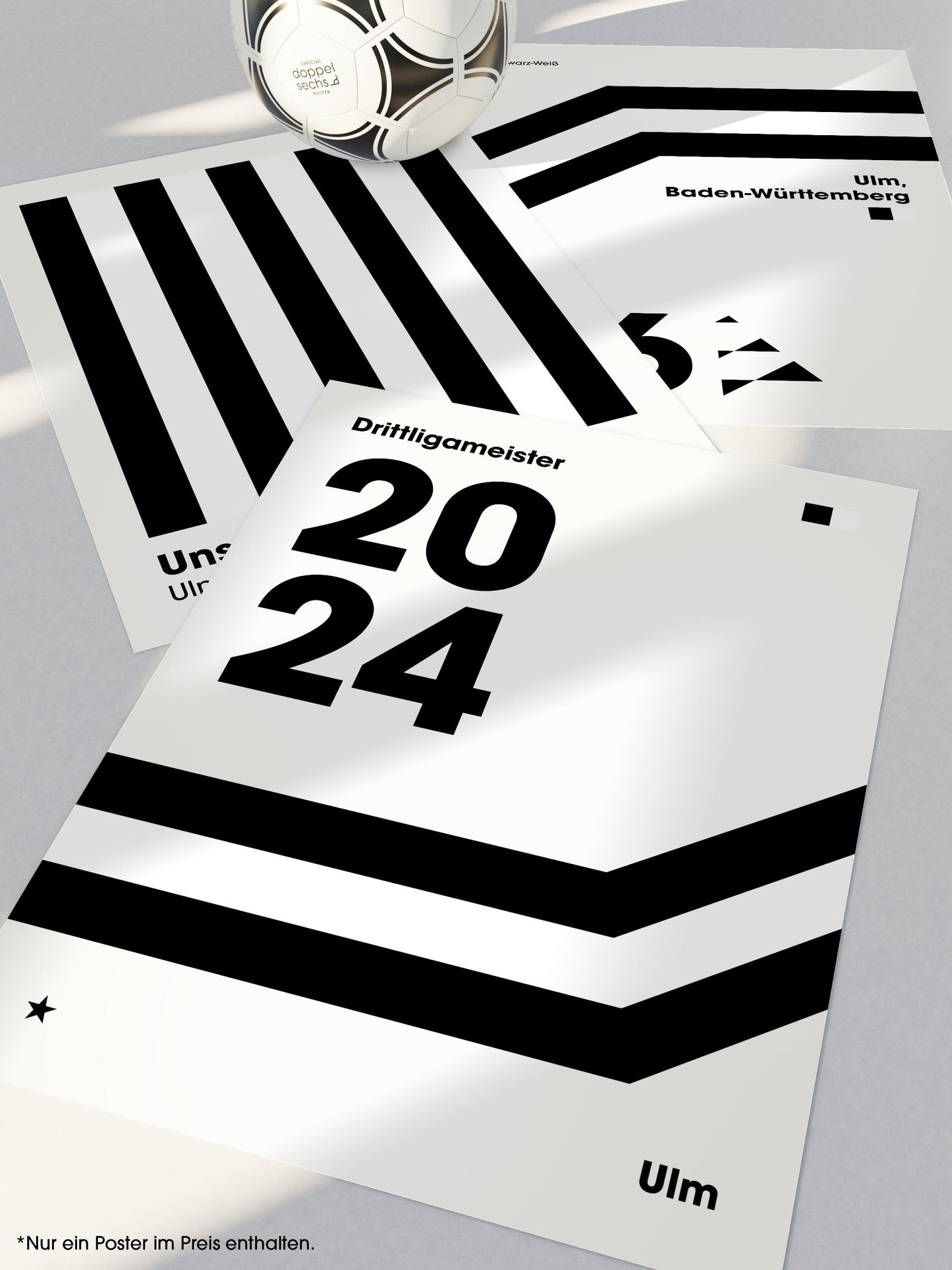 Ulm - "Heritage" Fußballposter