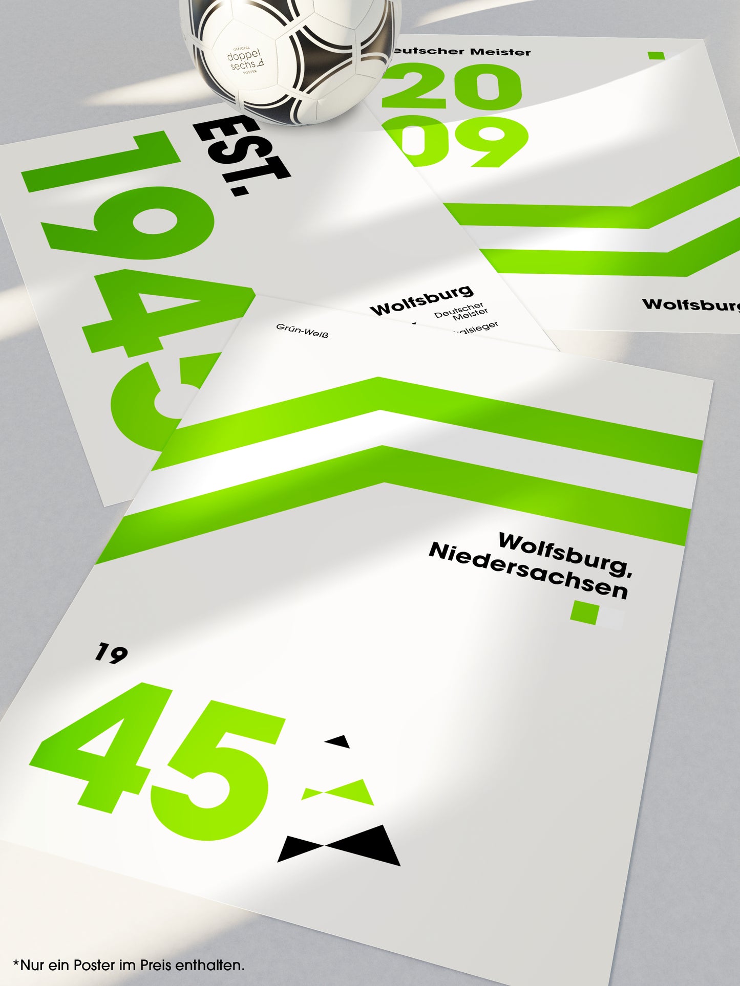 Wolfsburg - "Champions" Fußballposter