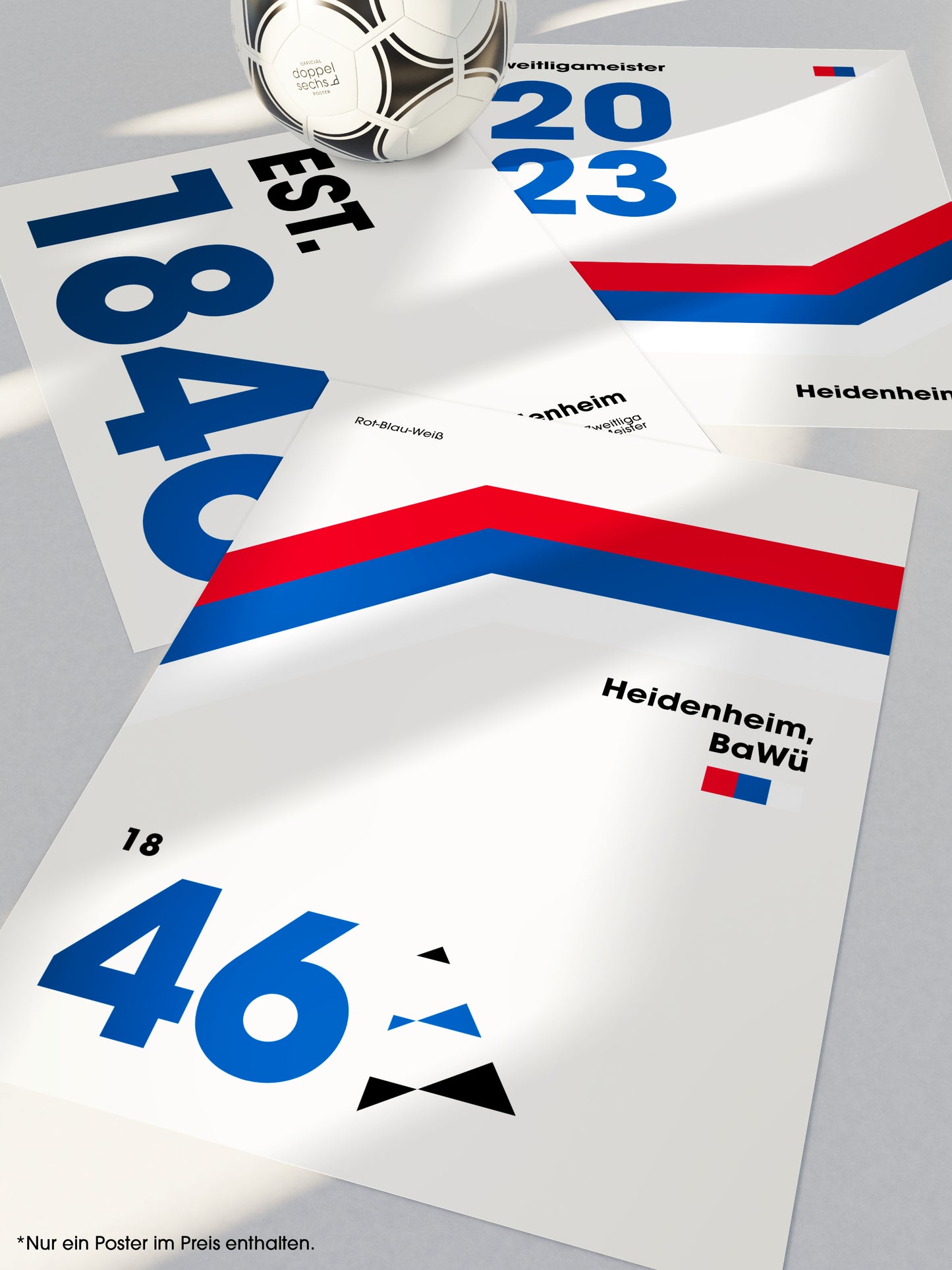 Heidenheim - "Champions" Fußballposter