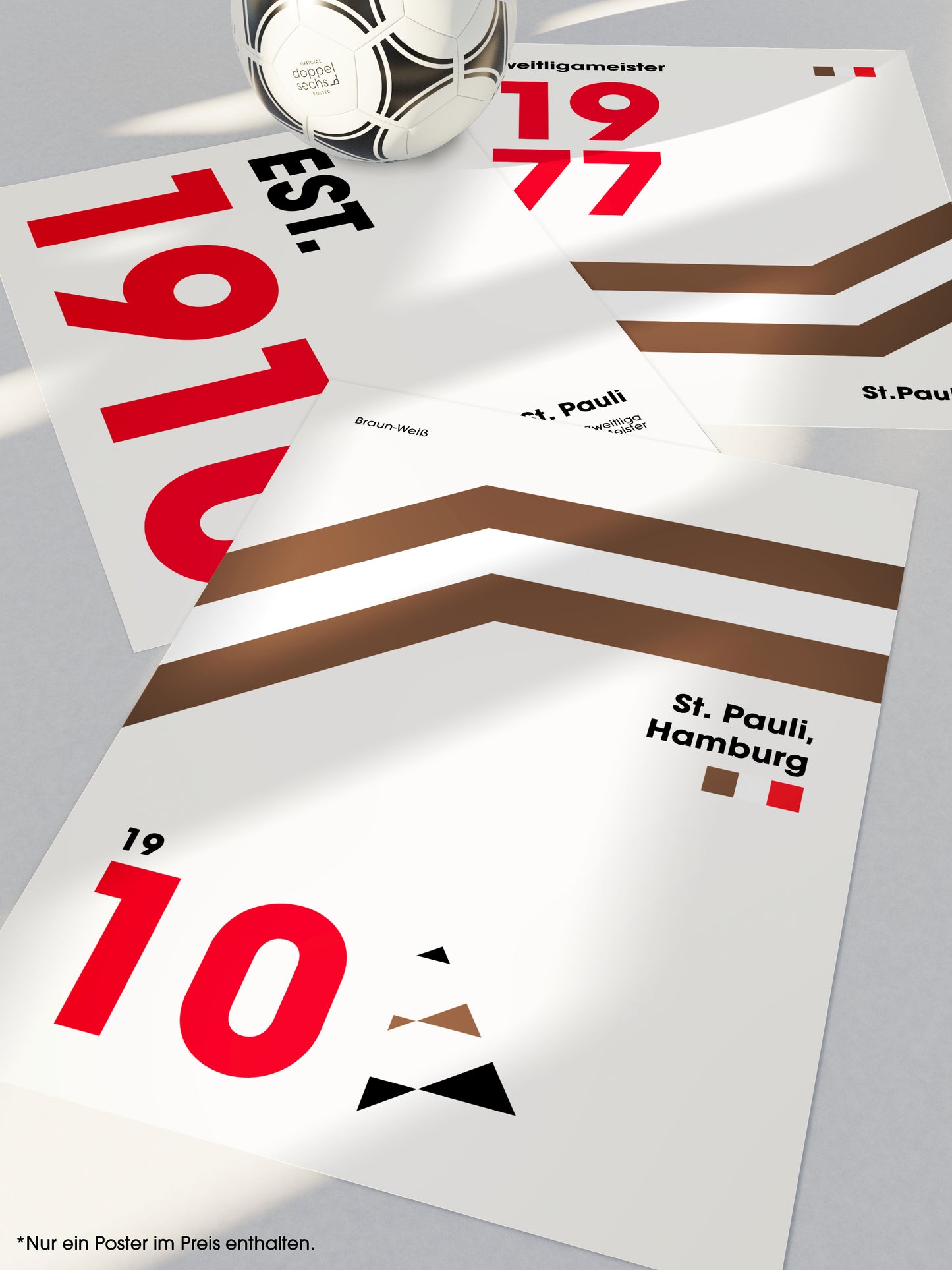 St. Pauli - "Established" Fußballposter