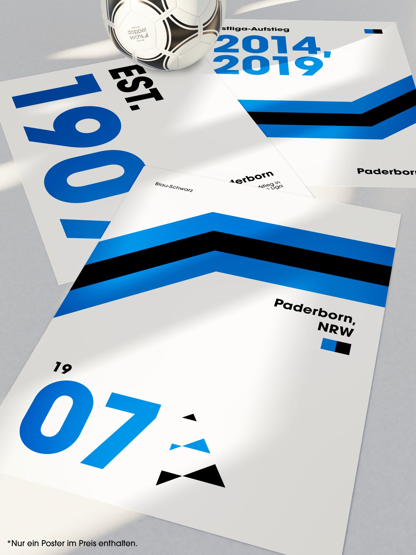 Paderborn - "Heritage" Fußballposter