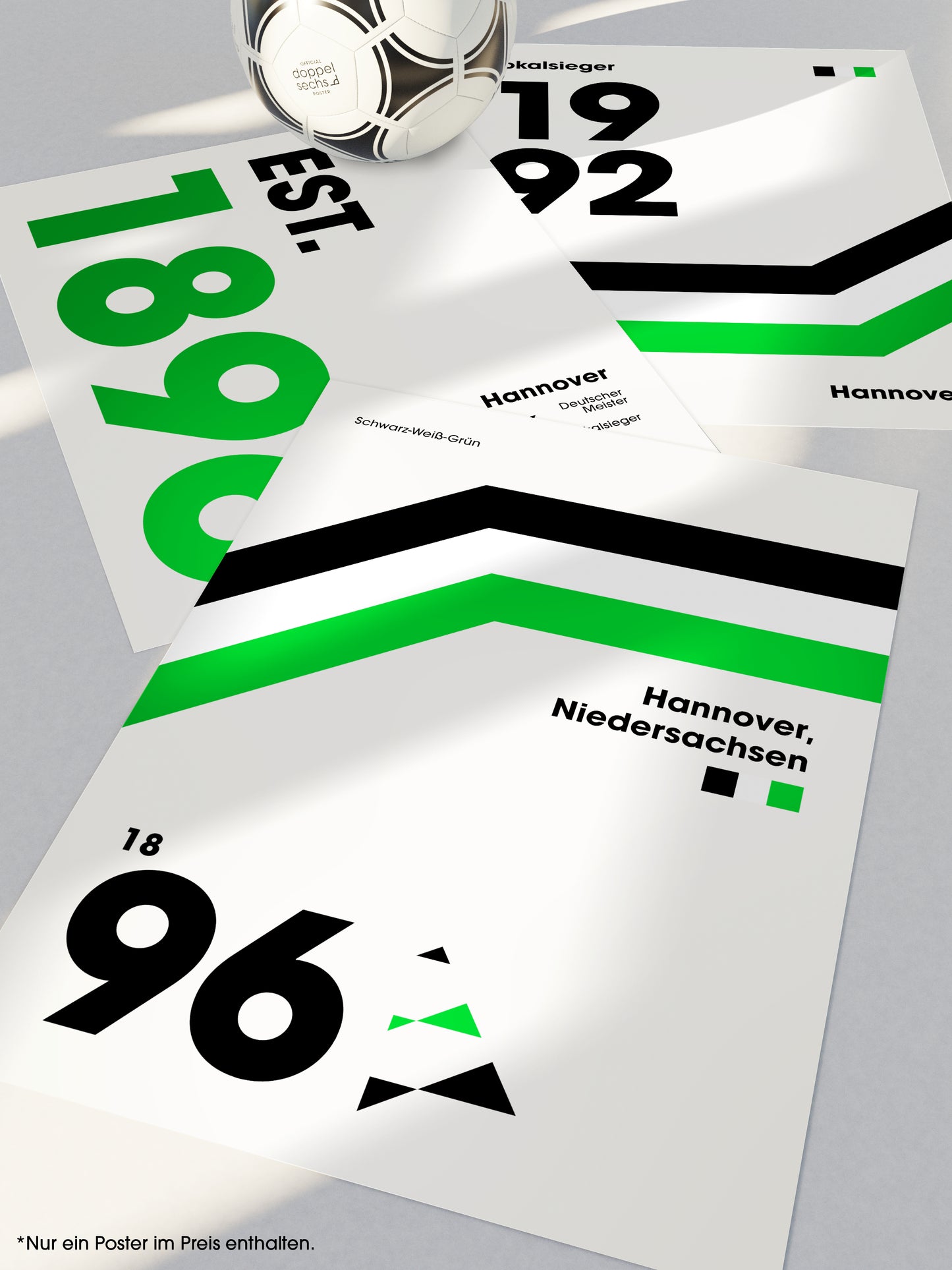 Hannover - "Established" Fußballposter