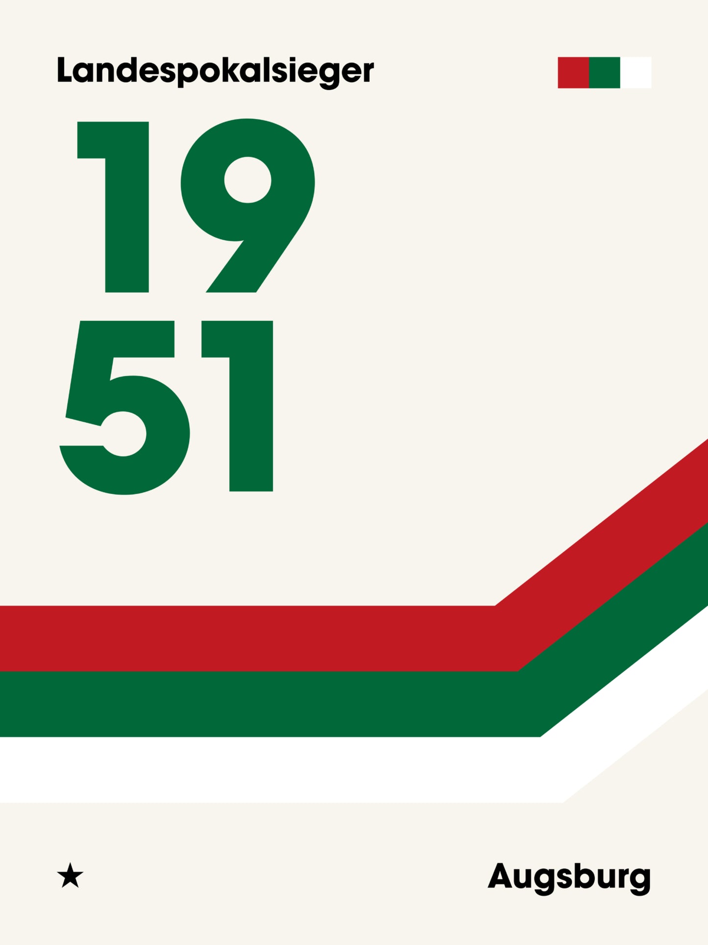 Augsburg - "Champions" Fußballposter