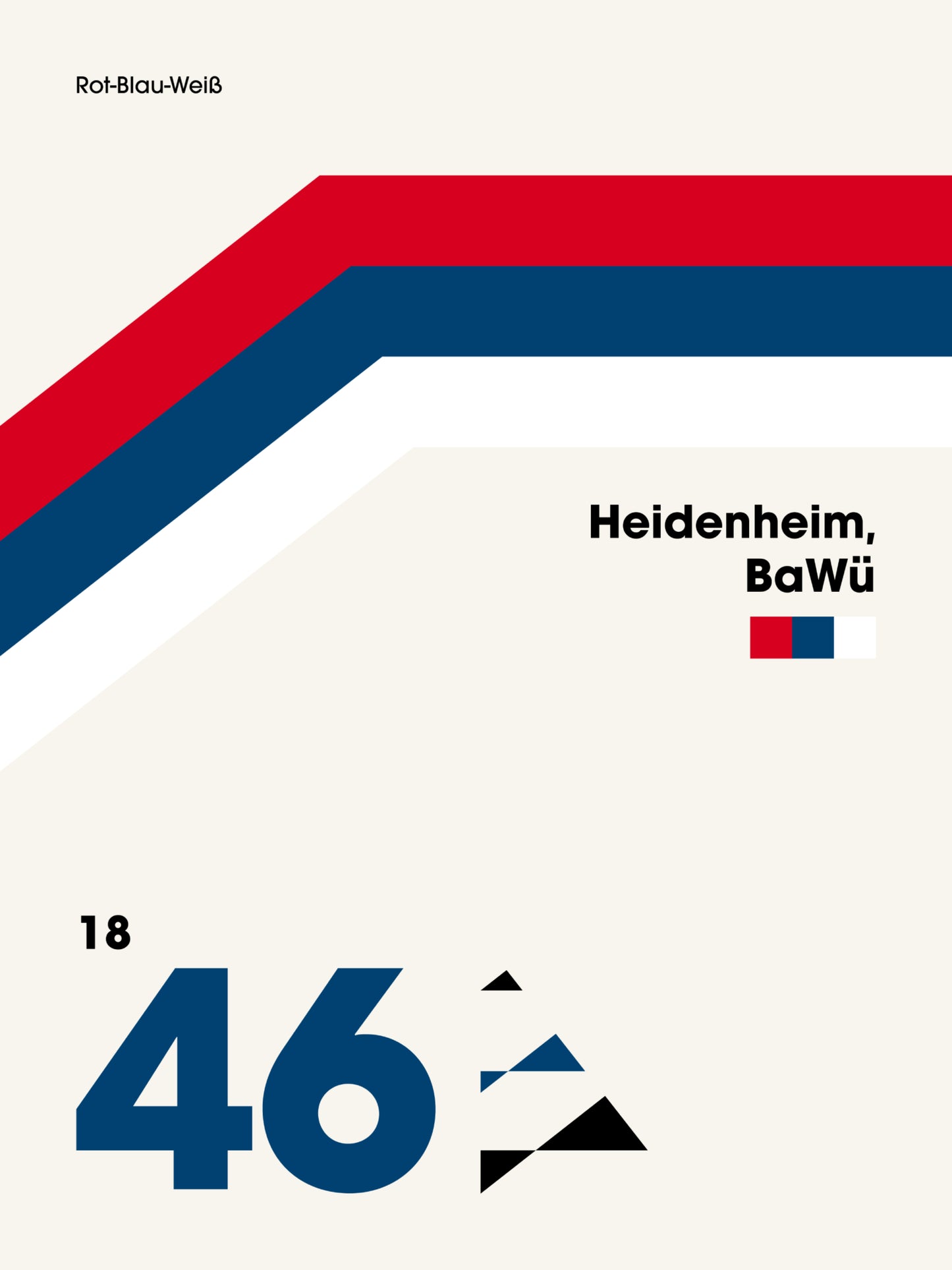 Heidenheim - "Heritage" Fußballposter
