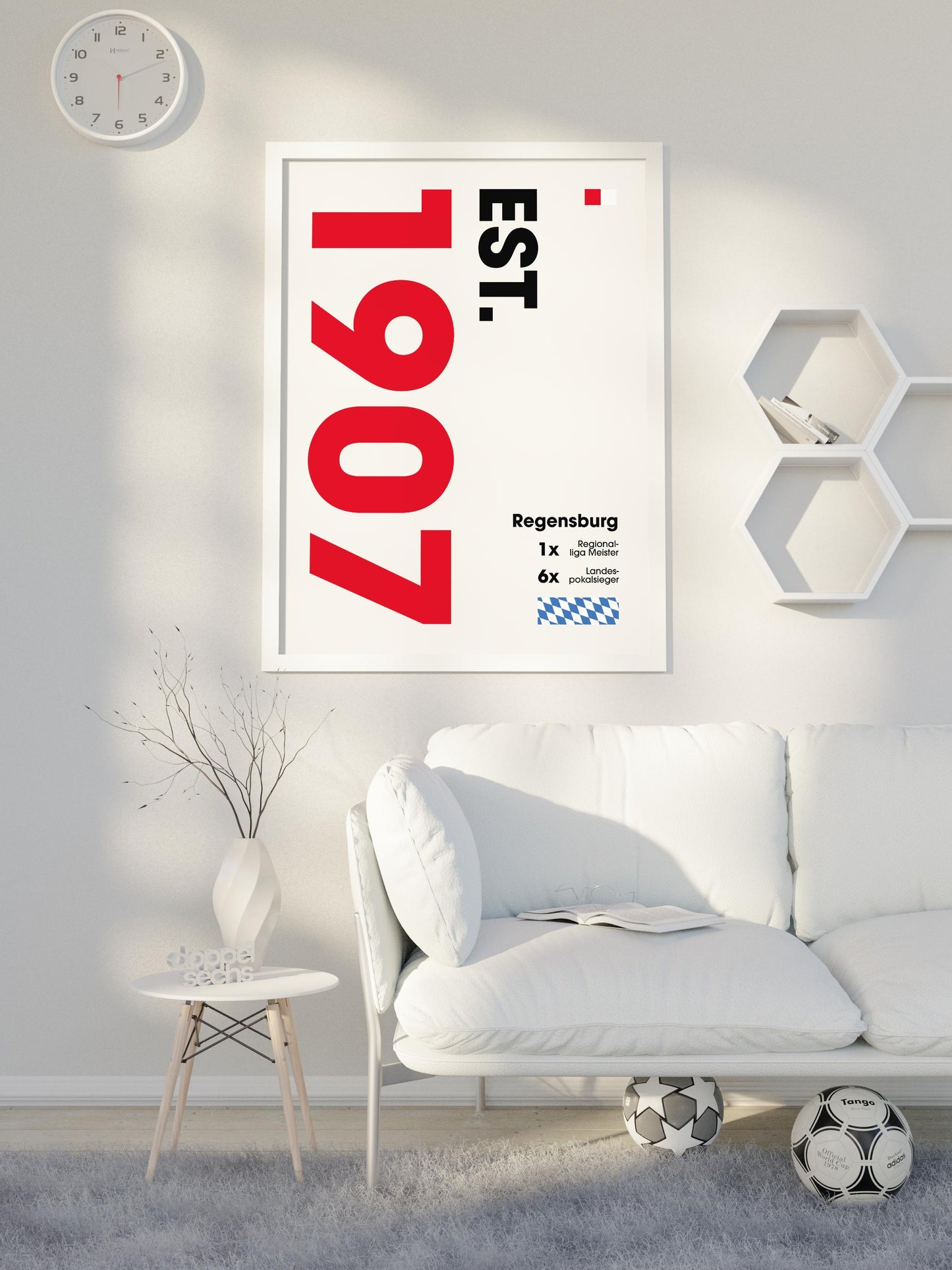 Regensburg - "Established" Fußballposter