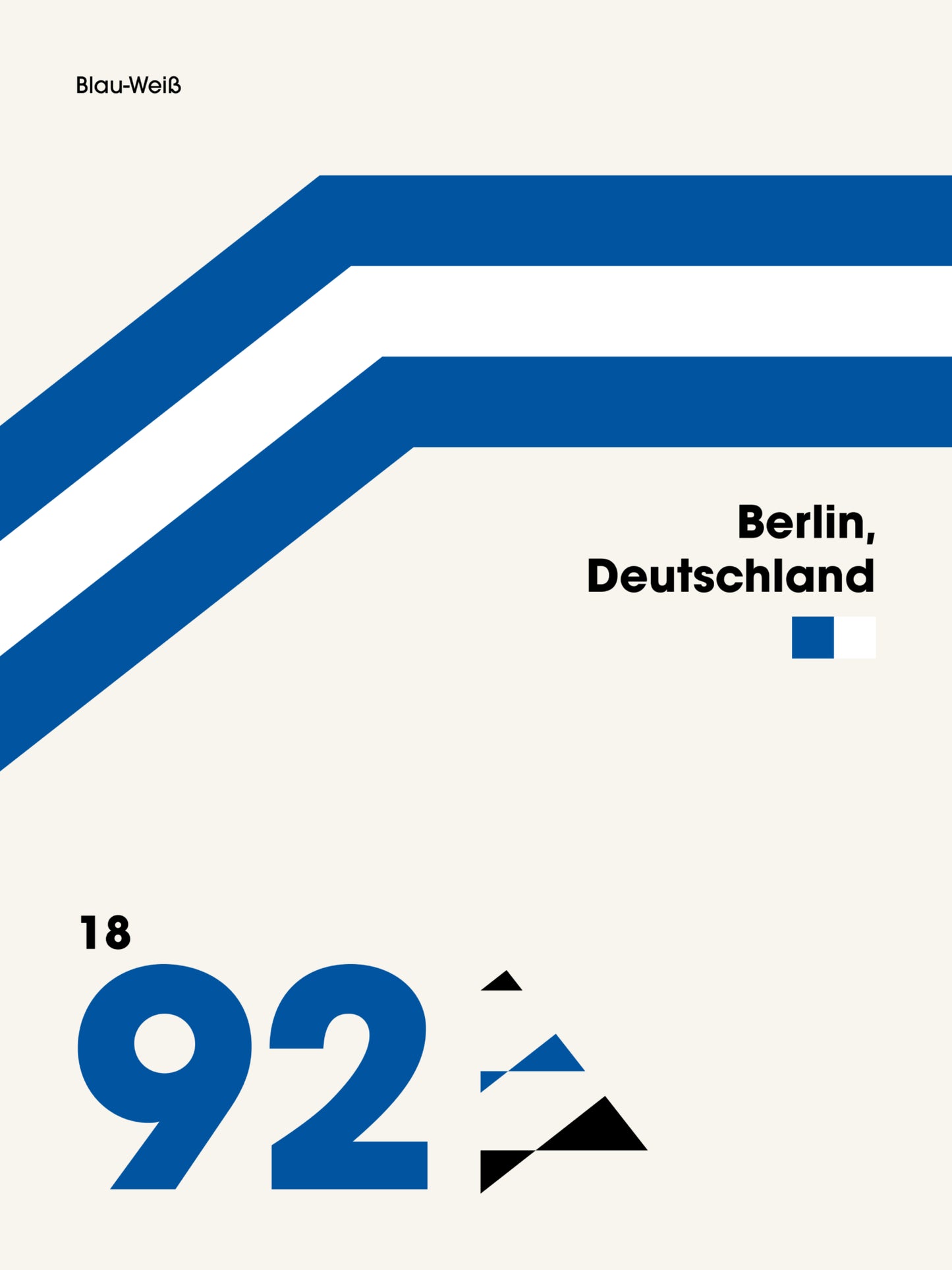 Berlin - "Heritage" Fußballposter