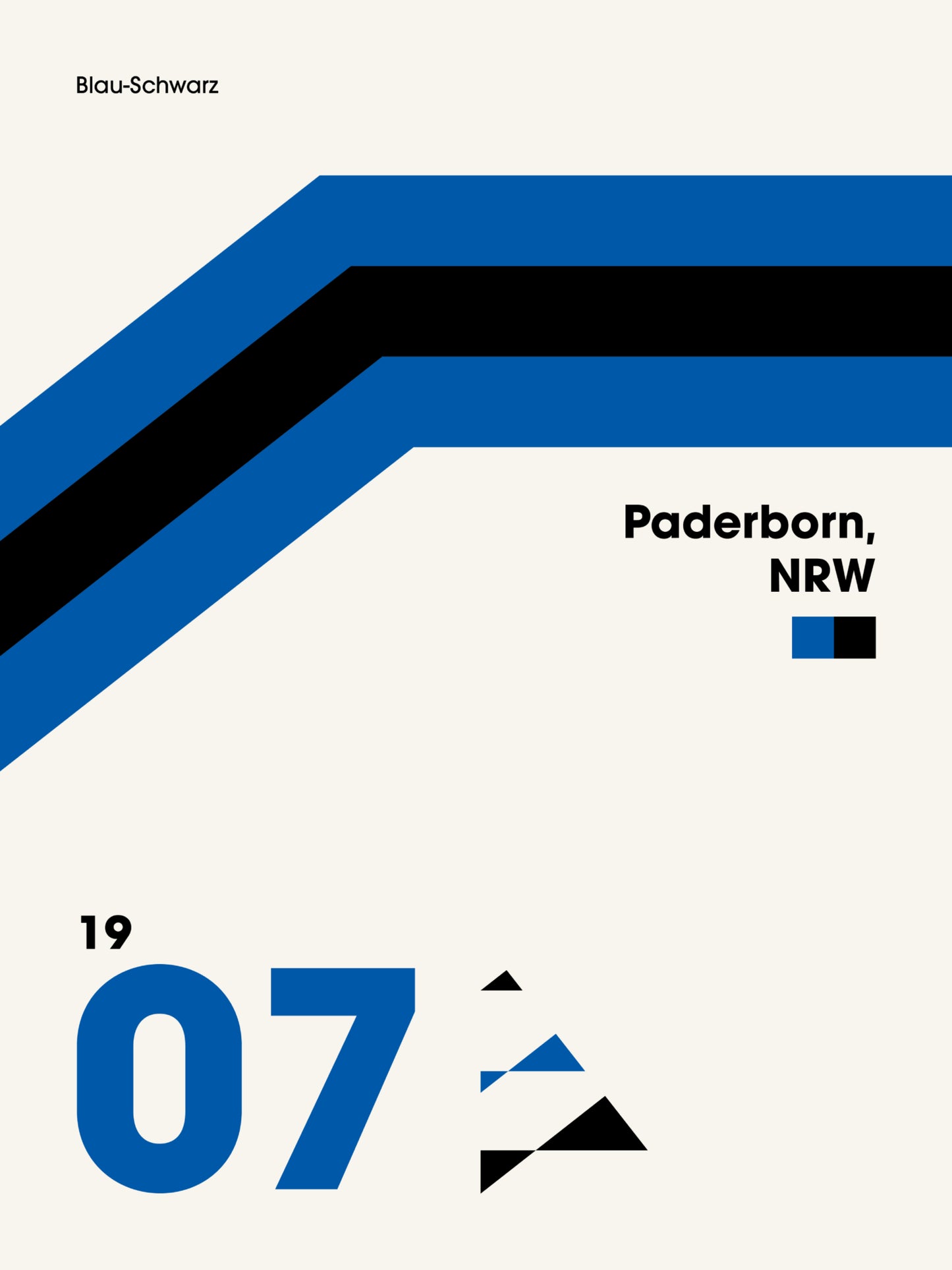 Paderborn - "Heritage" Fußballposter