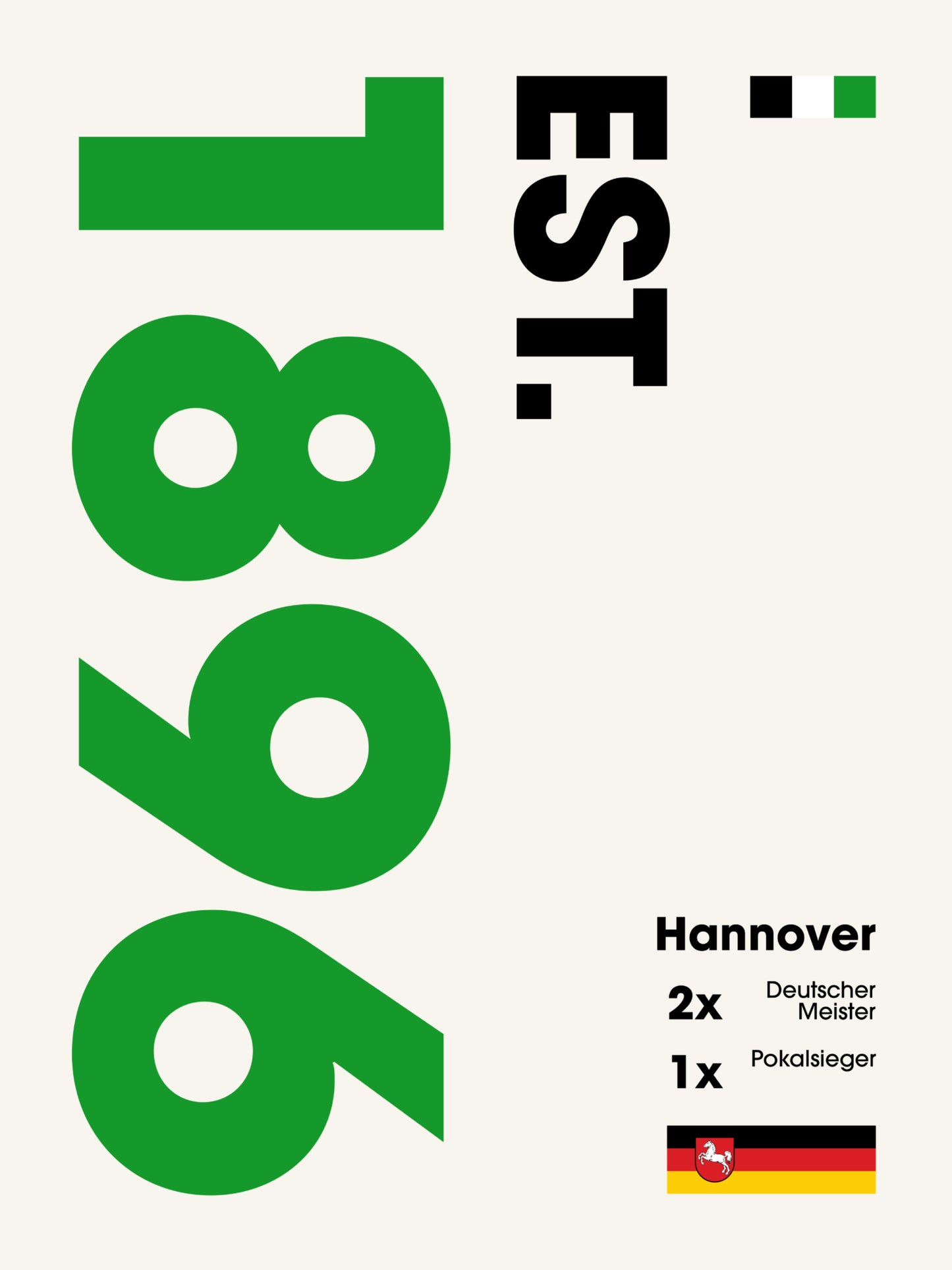 Hannover - "Established" Fußballposter