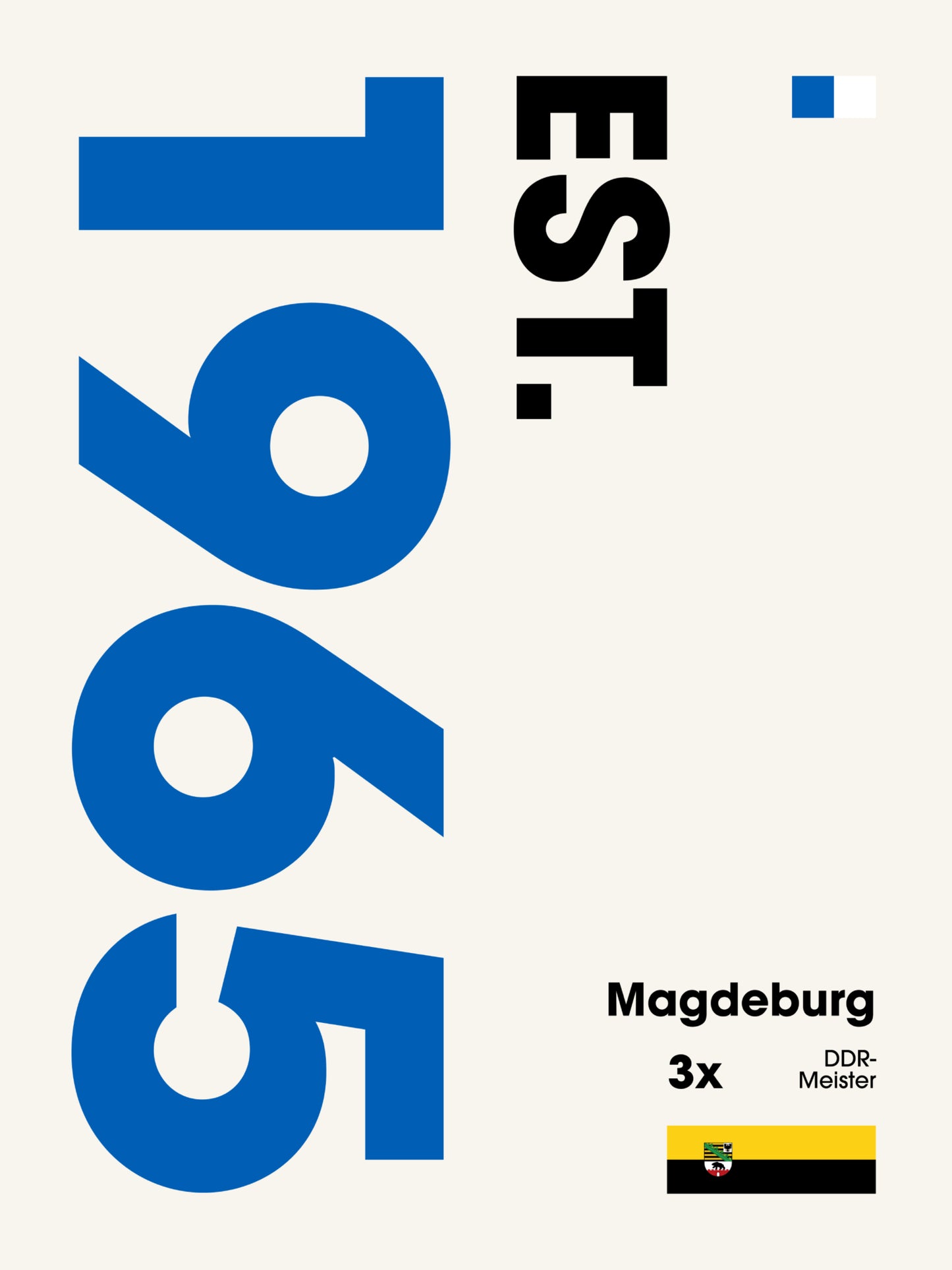 Magdeburg - "Established" Fußballposter