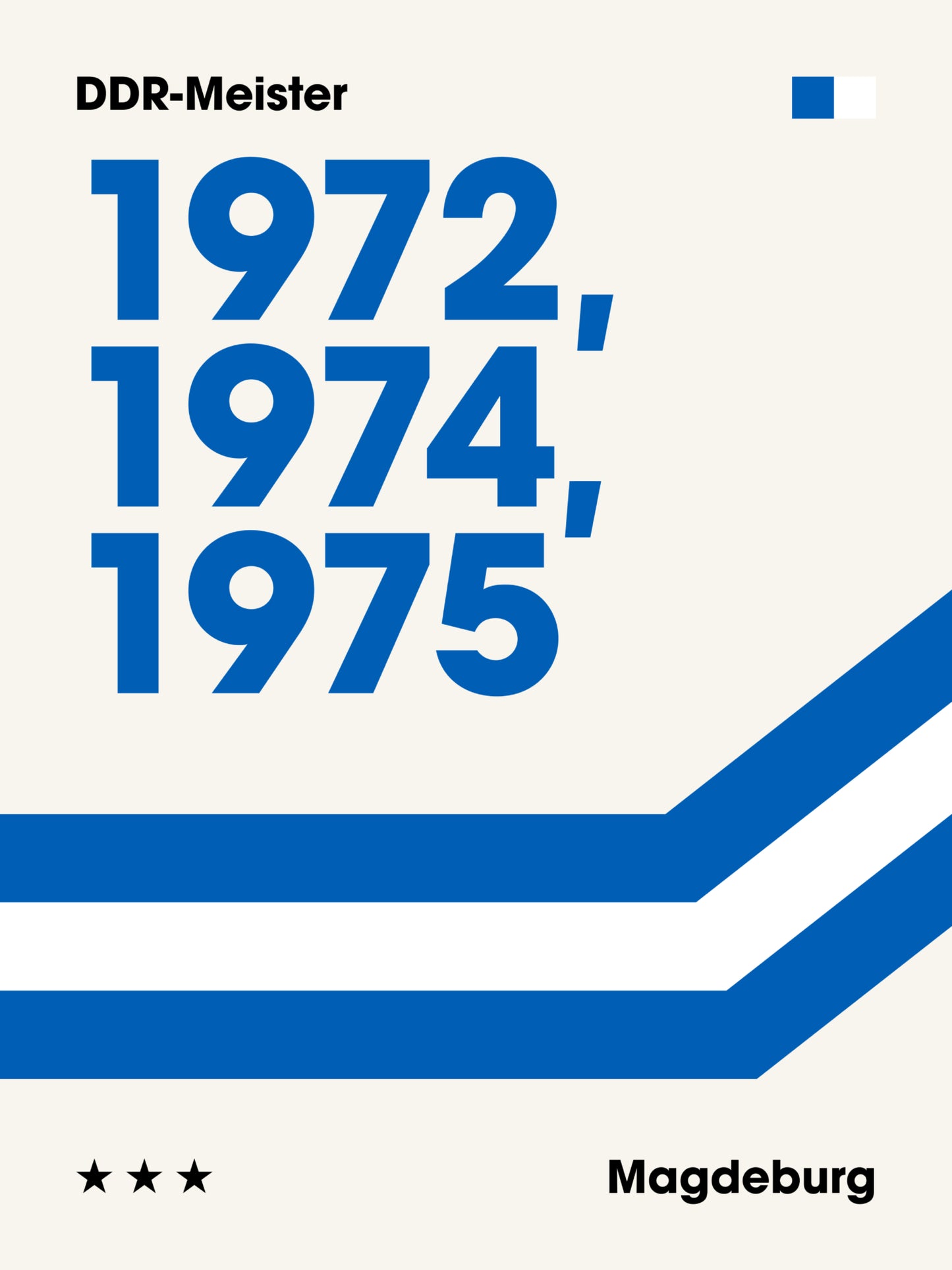Magdeburg - "Champions" Fußballposter