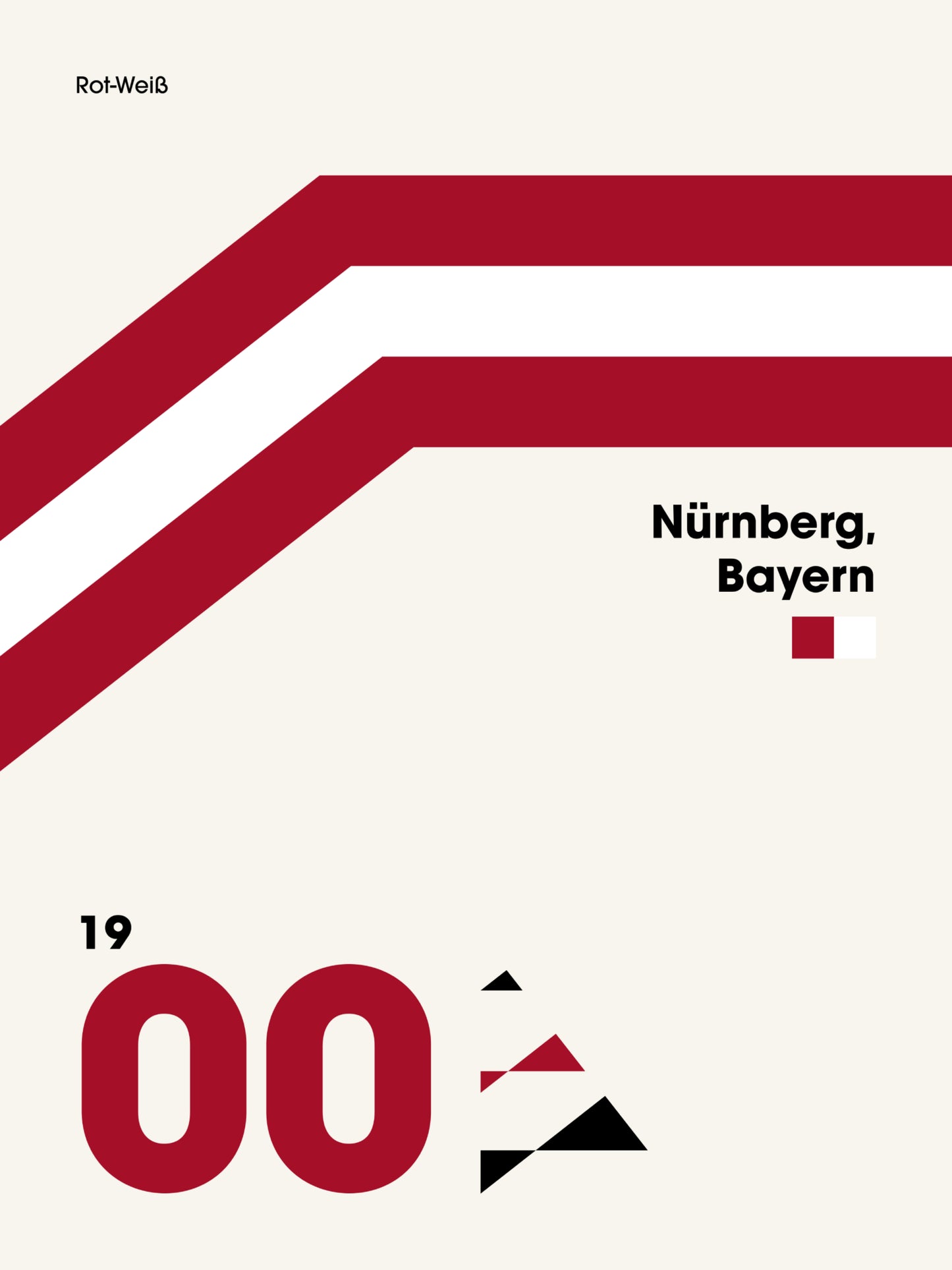 Nürnberg - "Heritage" Fußballposter