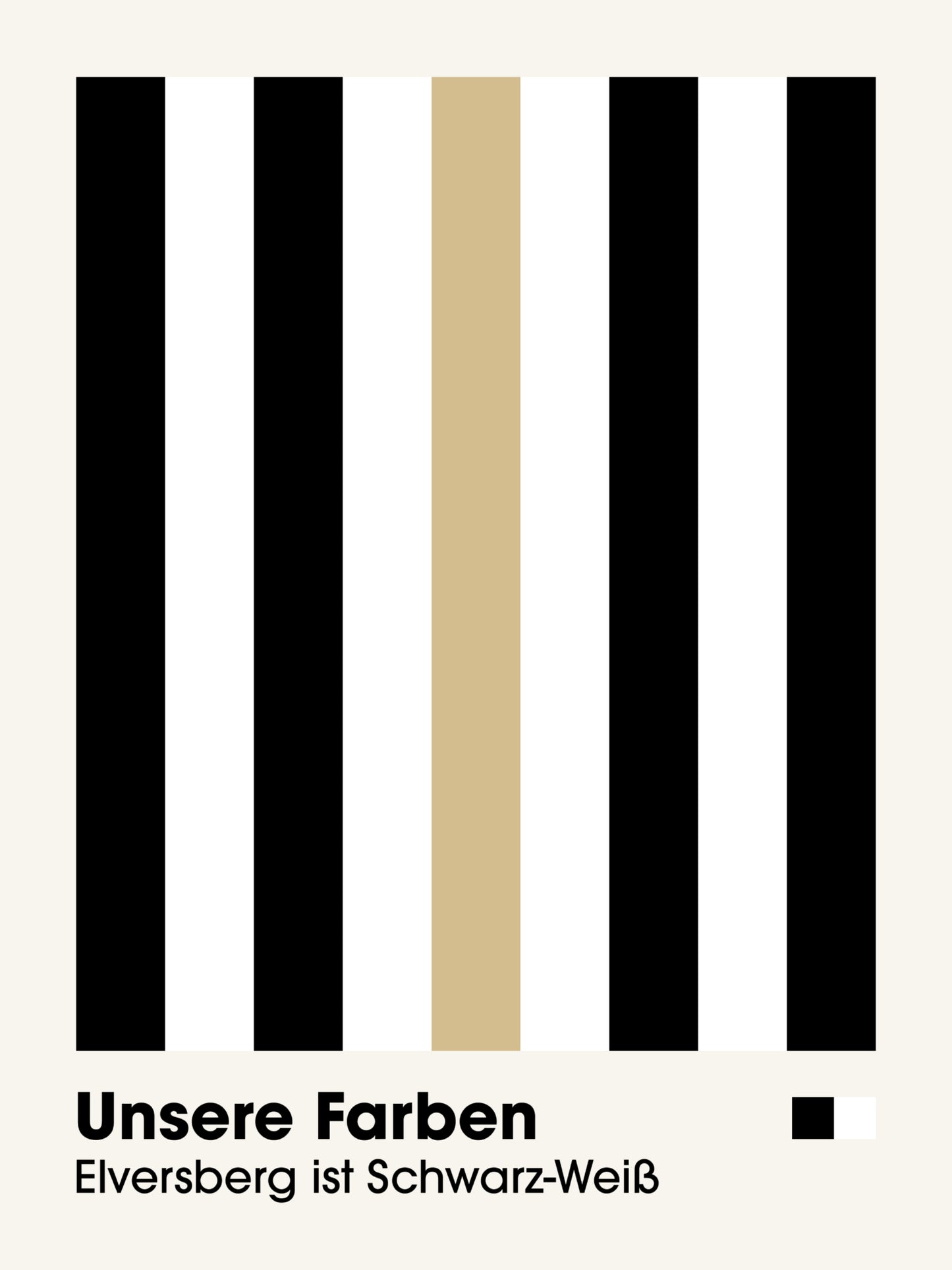 Elversberg - "Farben" Fußballposter