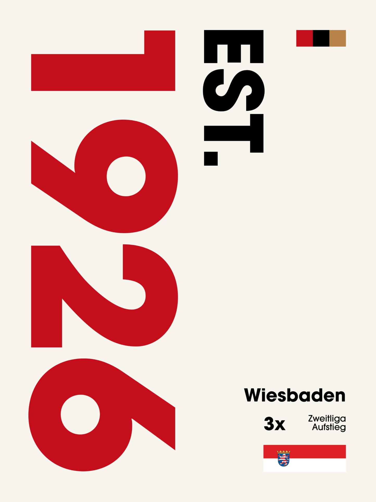 Wiesbaden - "Established" Fußballposter