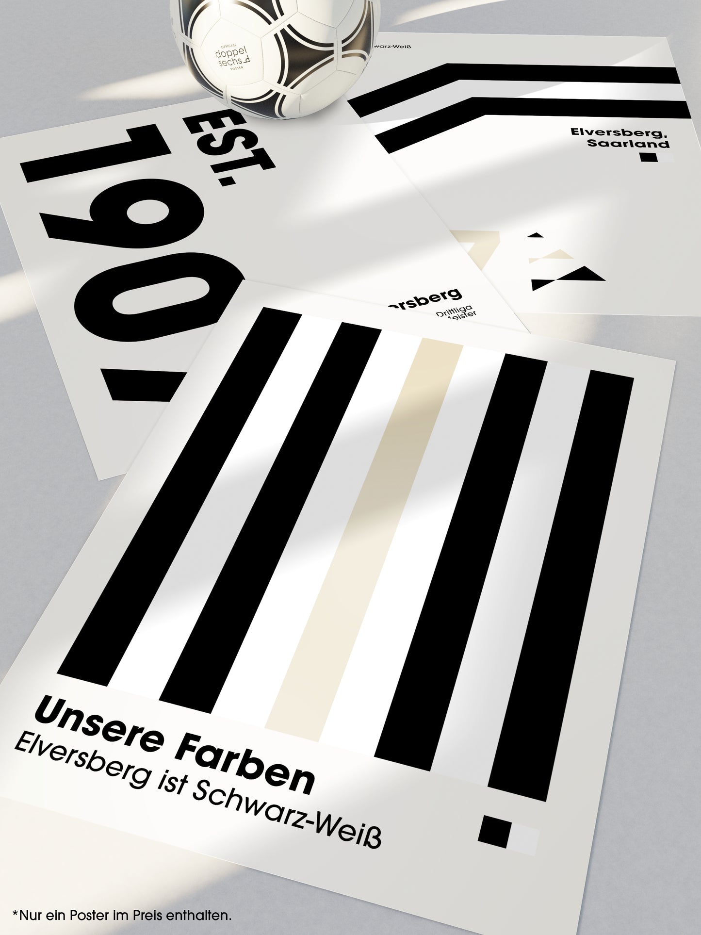 Elversberg - "Farben" Fußballposter