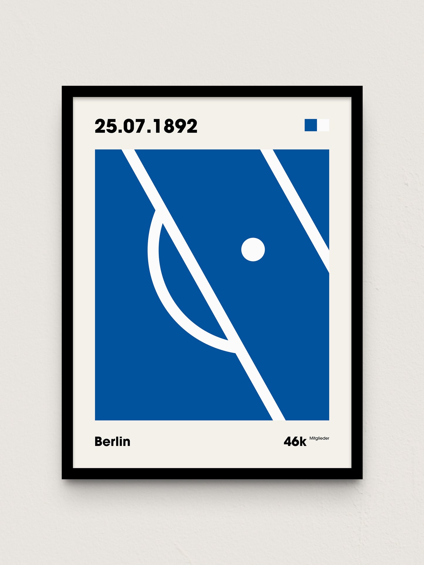 Berlin - "Strafraum" Fußballposter