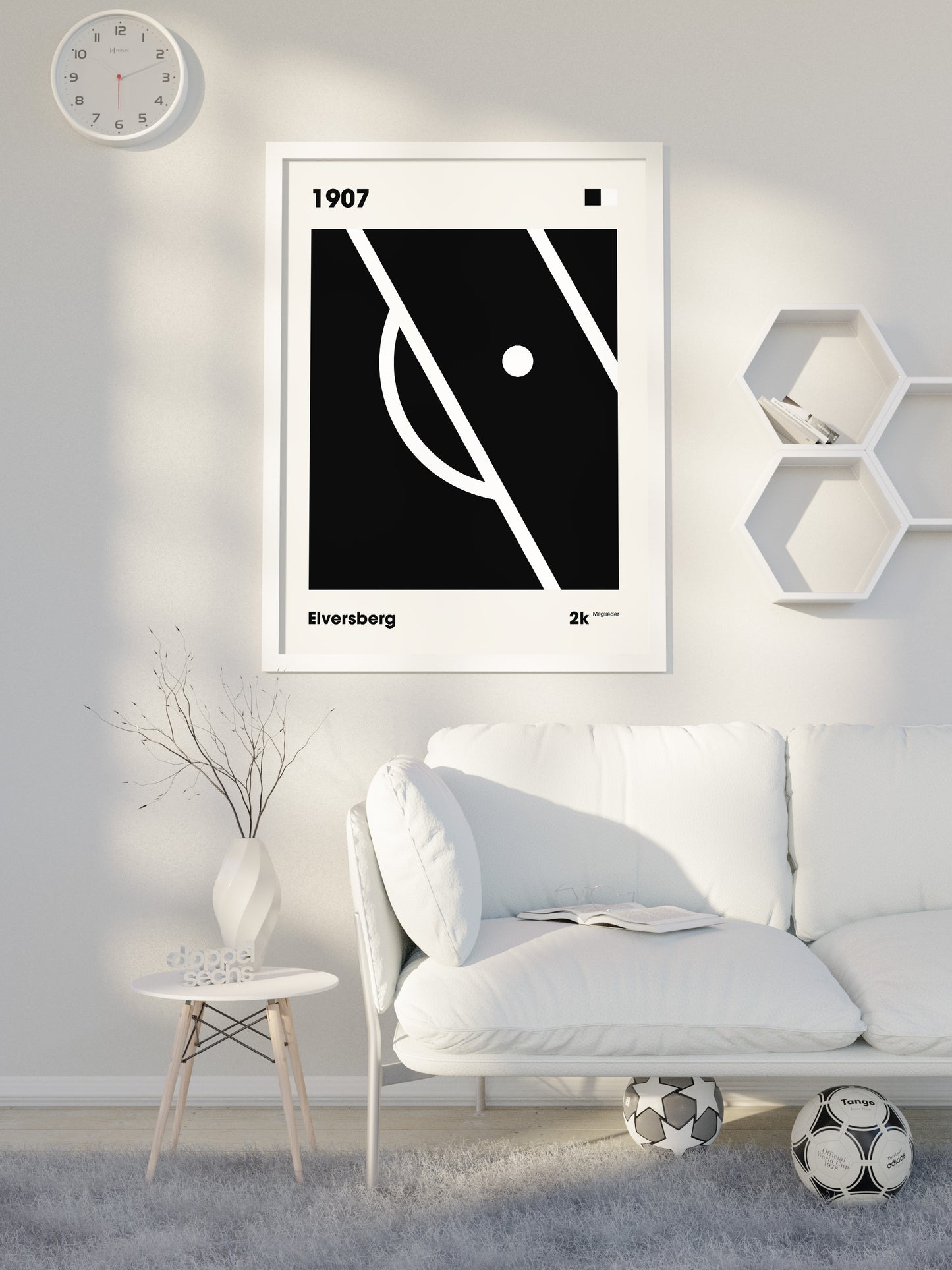 Elversberg - "Strafraum" Fußballposter