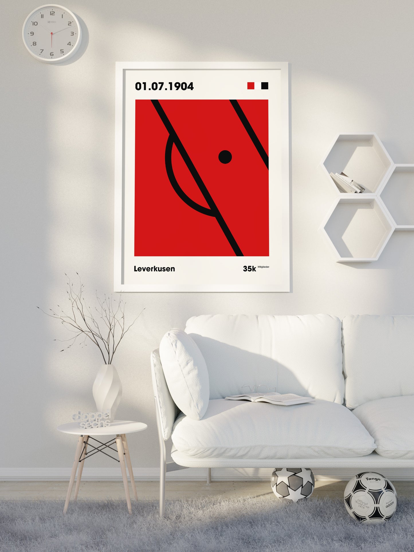 Leverkusen - "Strafraum" Fußballposter