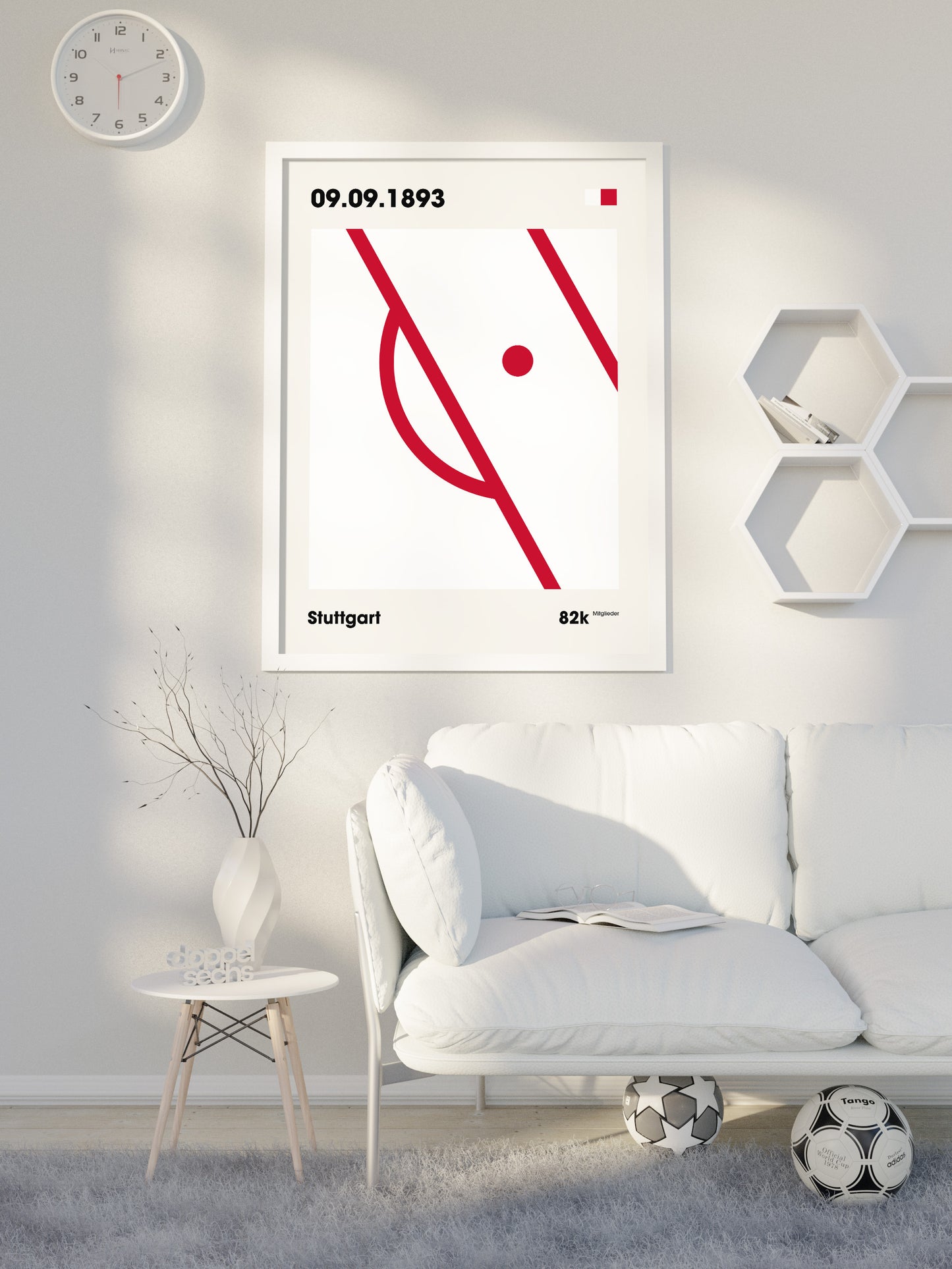 Stuttgart - "Strafraum" Fußballposter