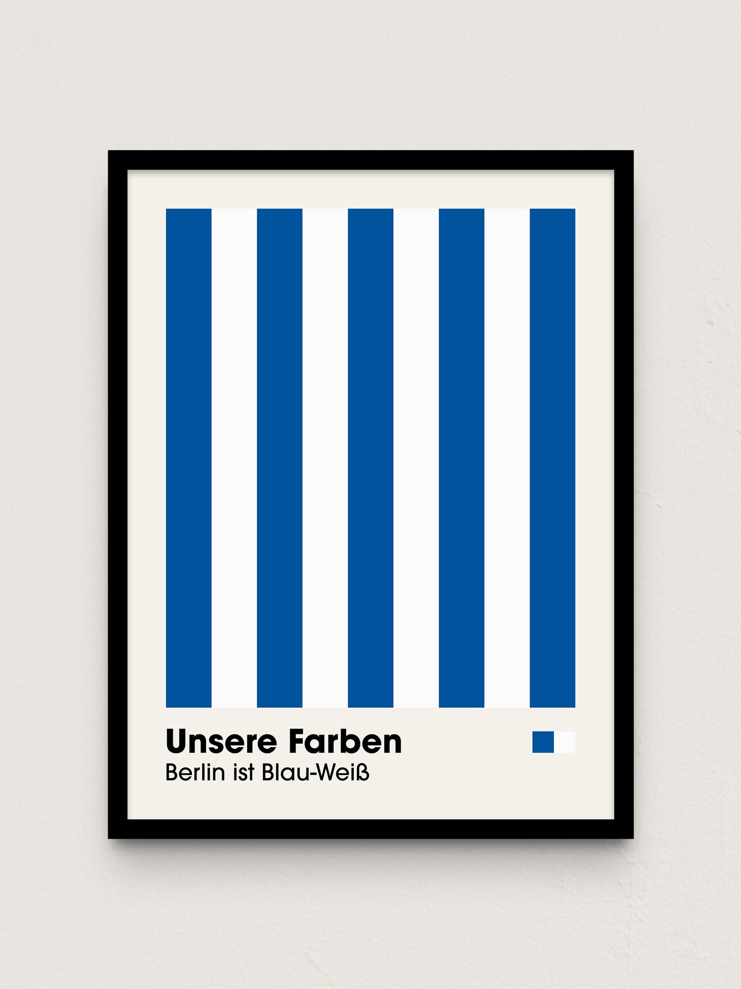 Berlin - "Farben" Fußballposter