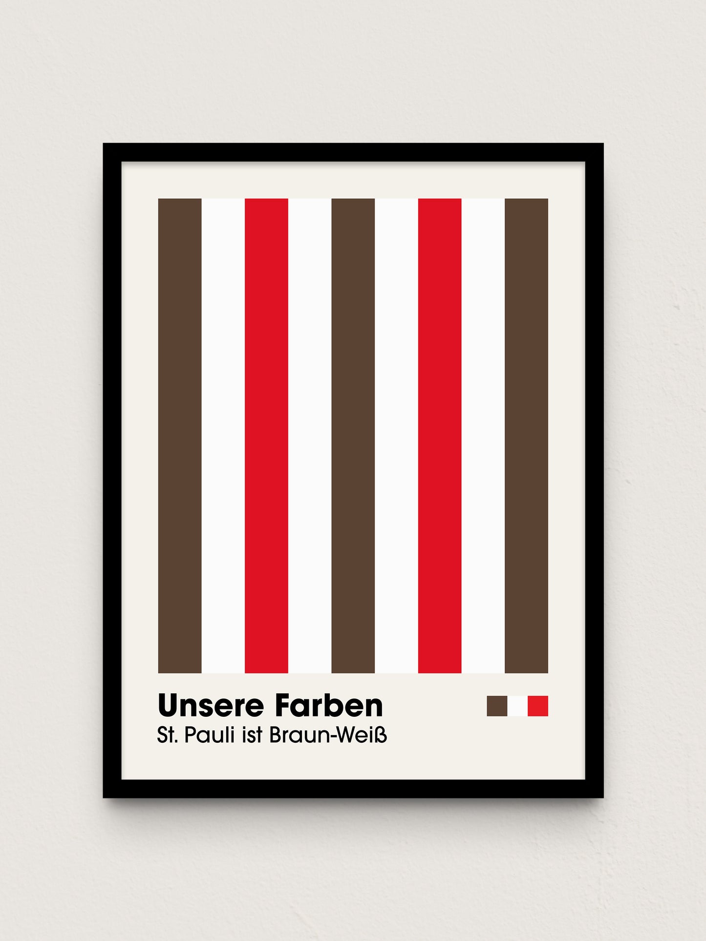 St. Pauli - "Farben" Fußballposter