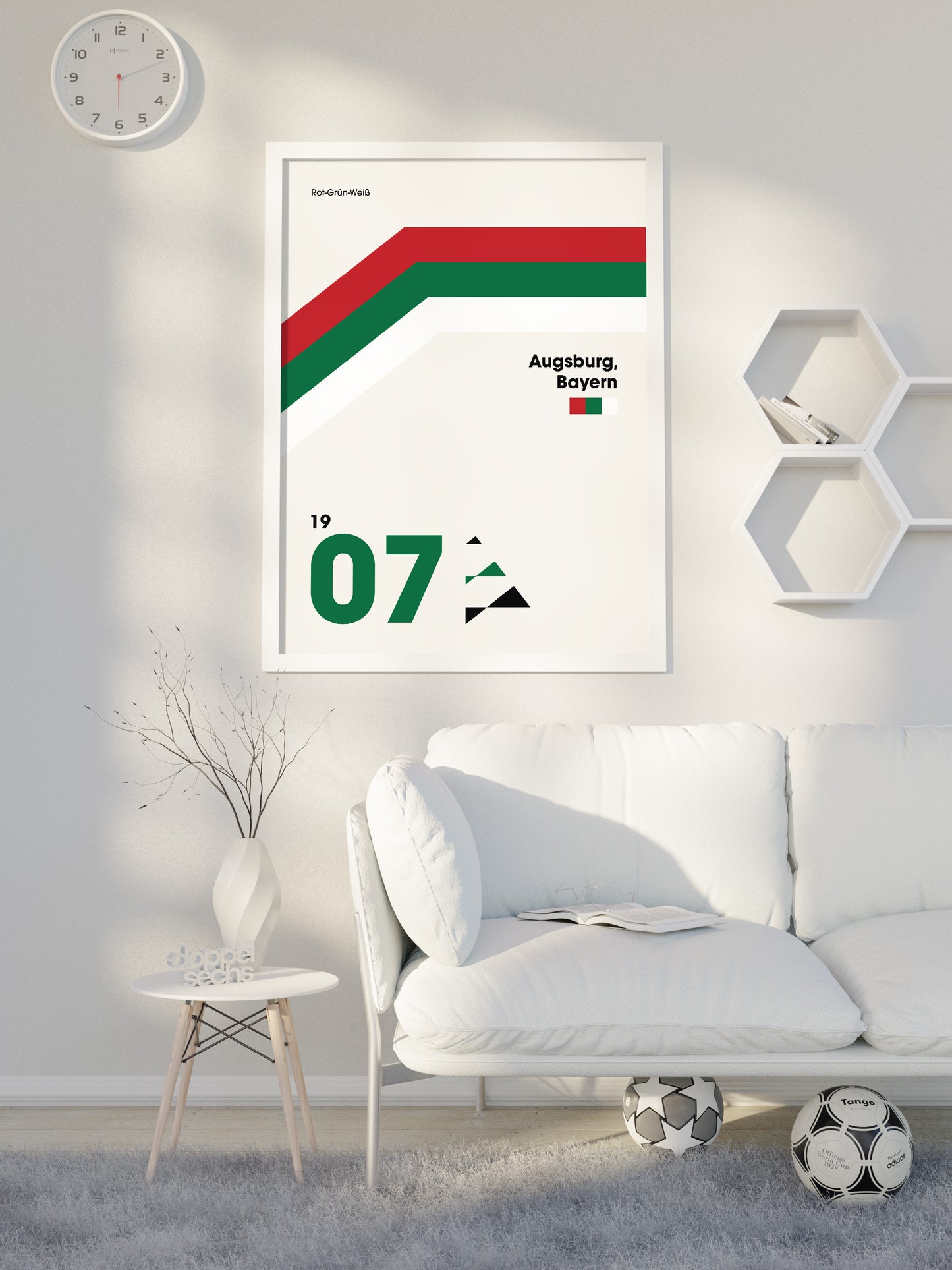 Augsburg - "Heritage" Fußballposter