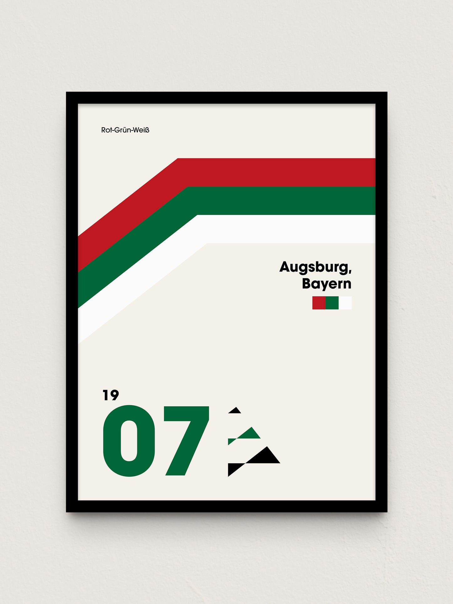 Augsburg - "Heritage" Fußballposter
