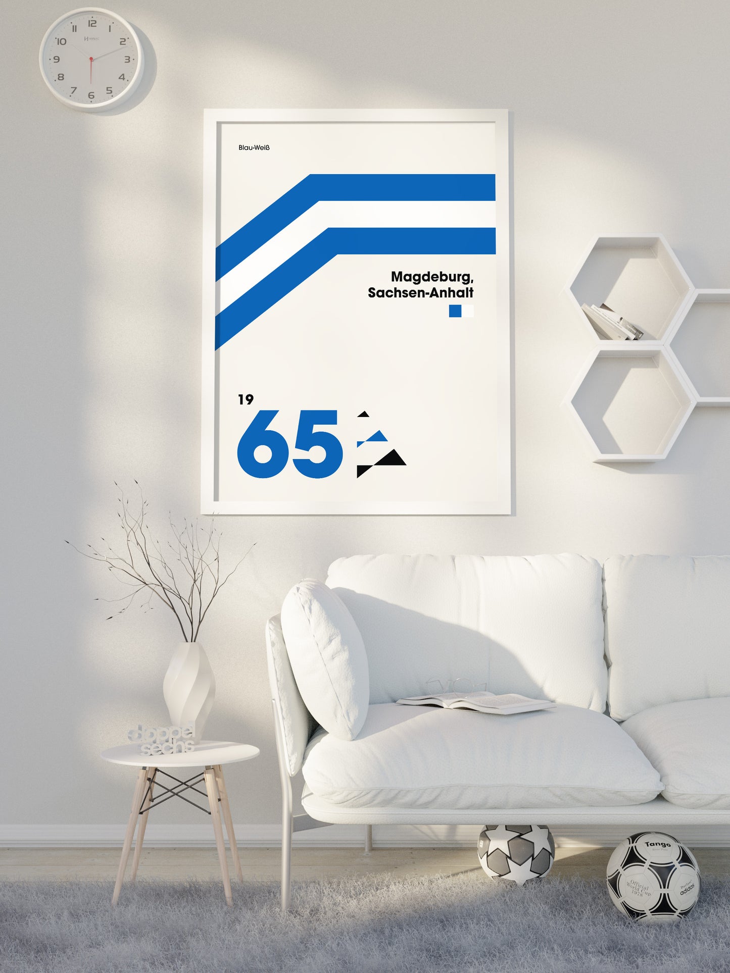 Magdeburg - "Heritage" Fußballposter