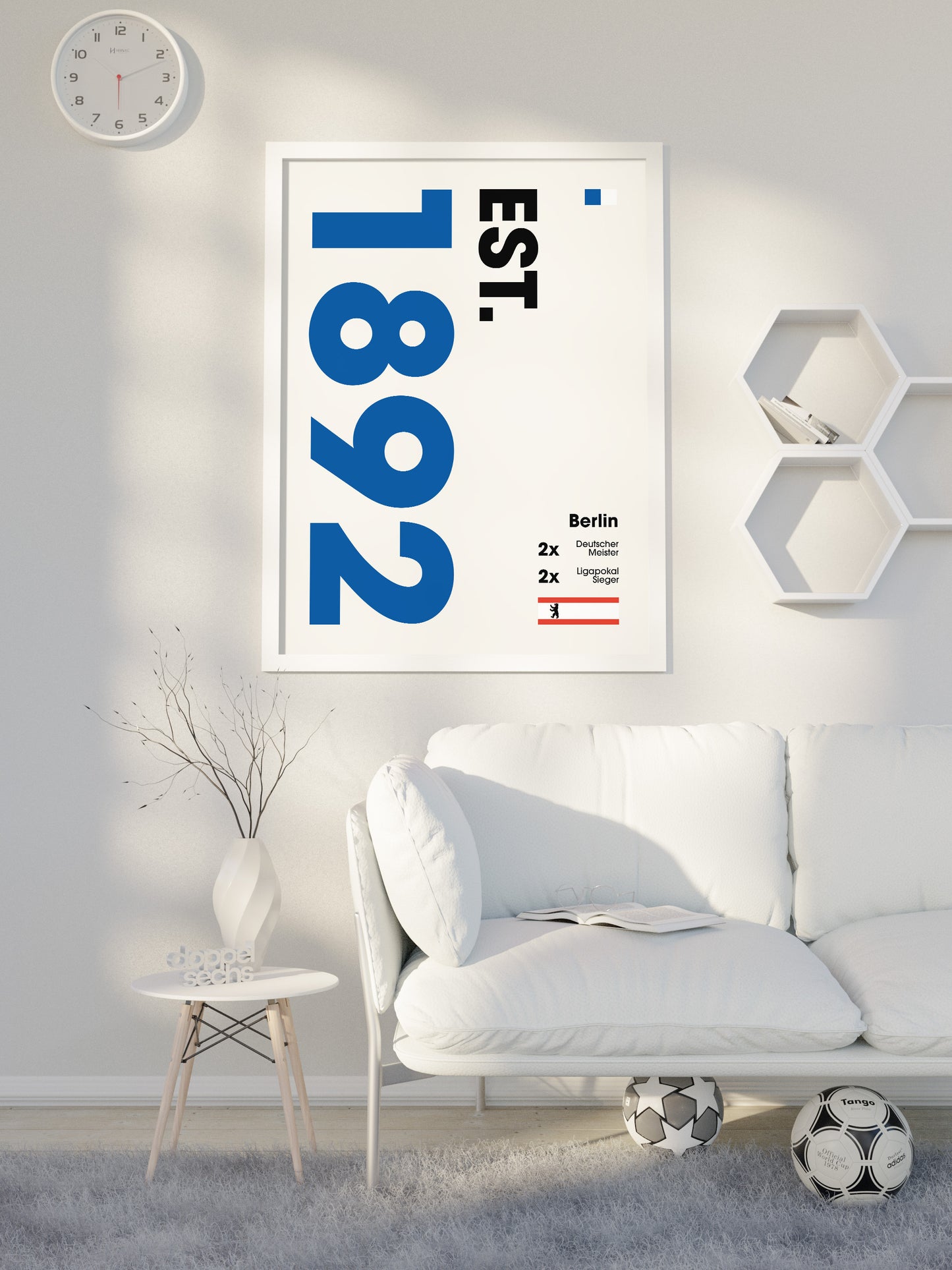 Berlin - "Established" Fußballposter