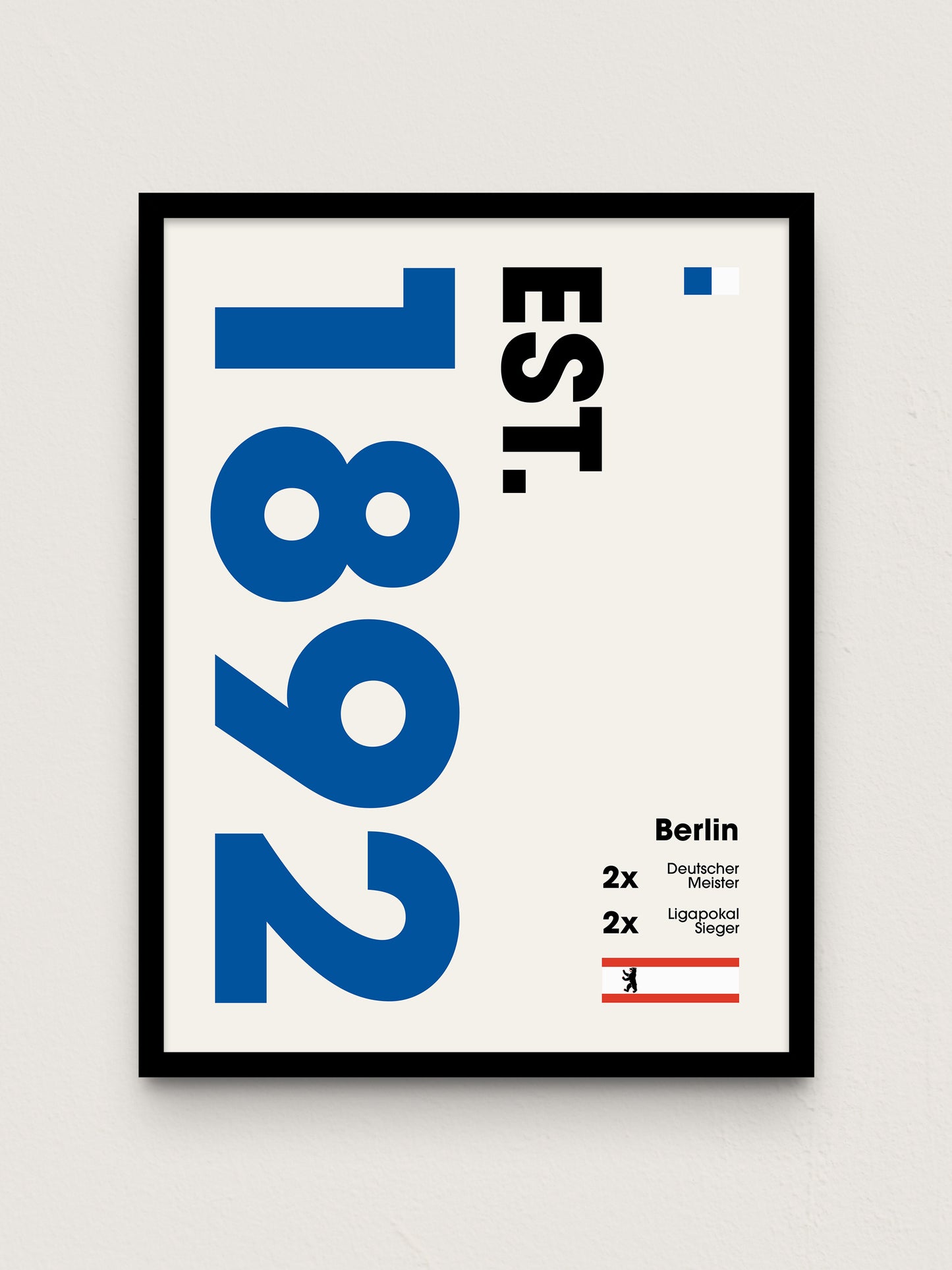 Berlin - "Established" Fußballposter