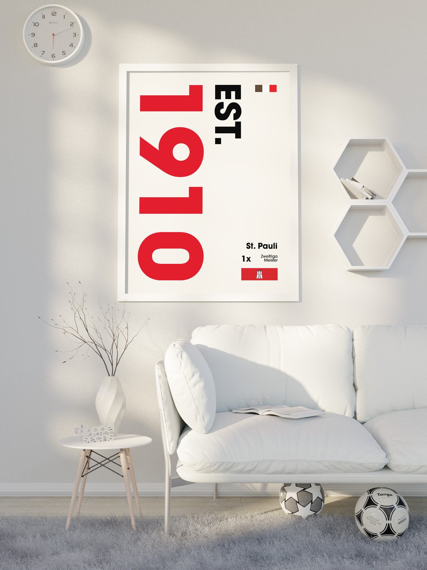 St. Pauli - "Established" Fußballposter