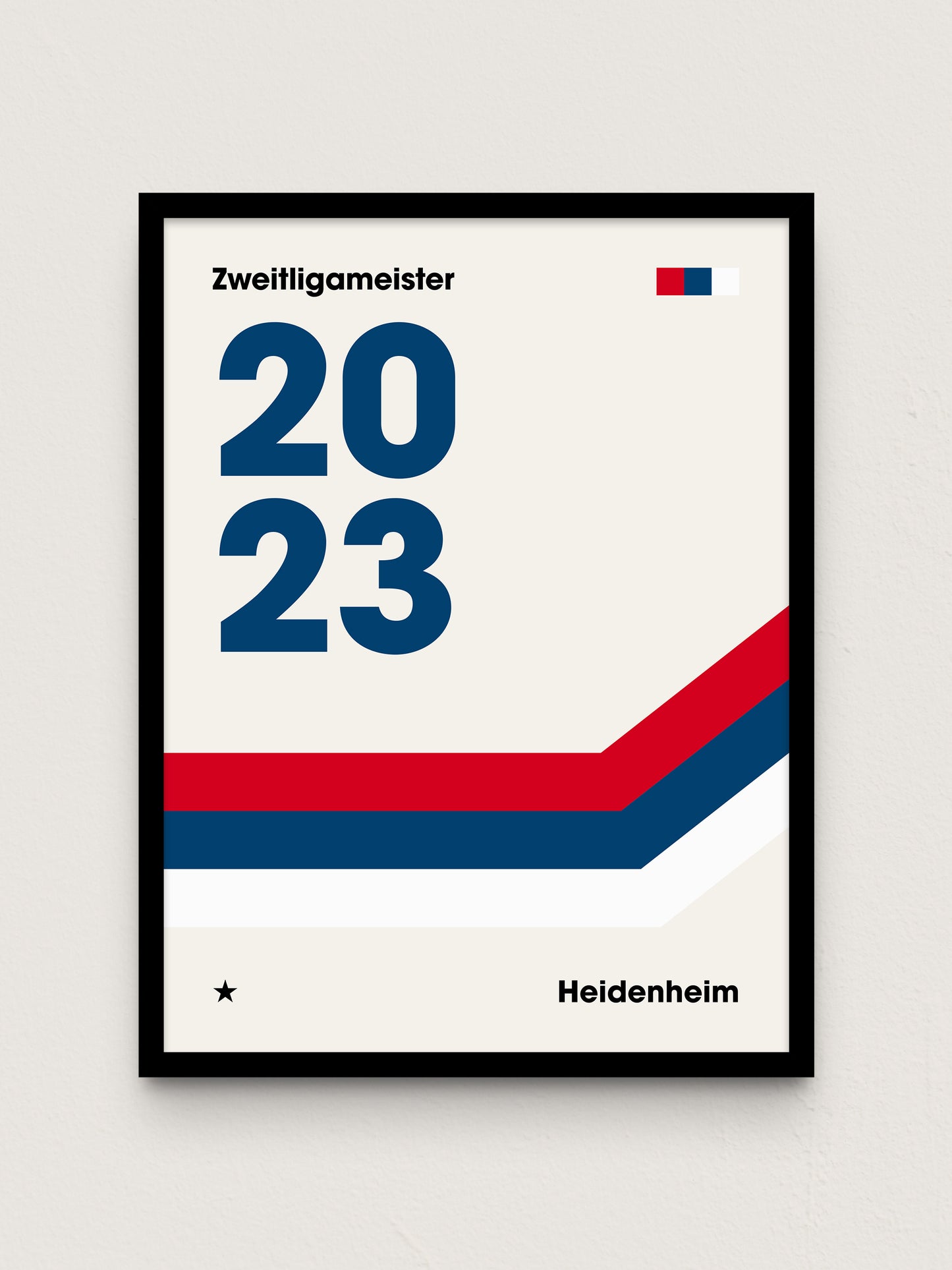 Heidenheim - "Champions" Fußballposter