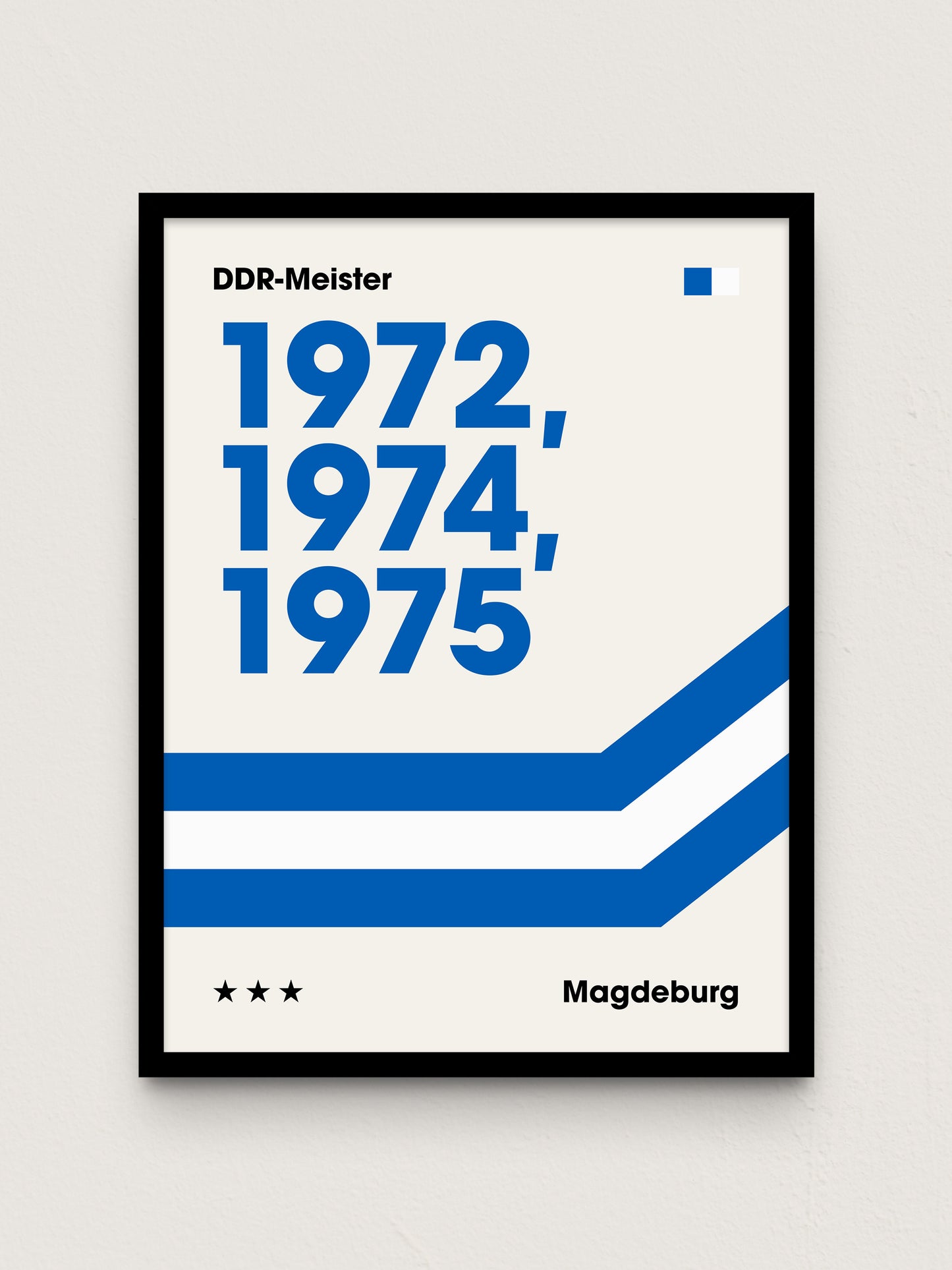 Magdeburg - "Champions" Fußballposter