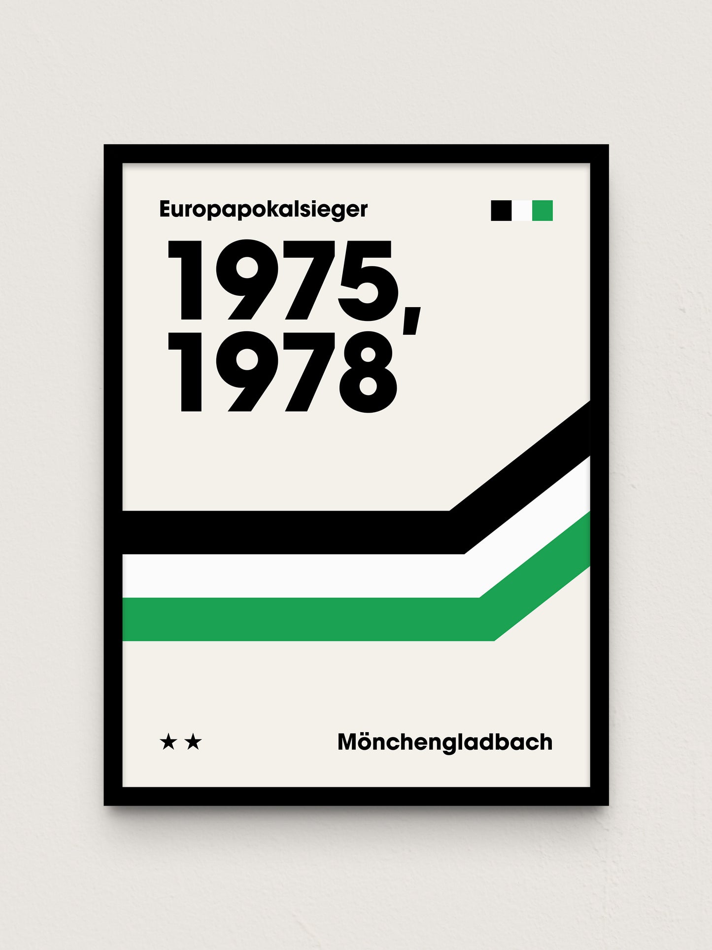 Gladbach - "Champions" Fußballposter