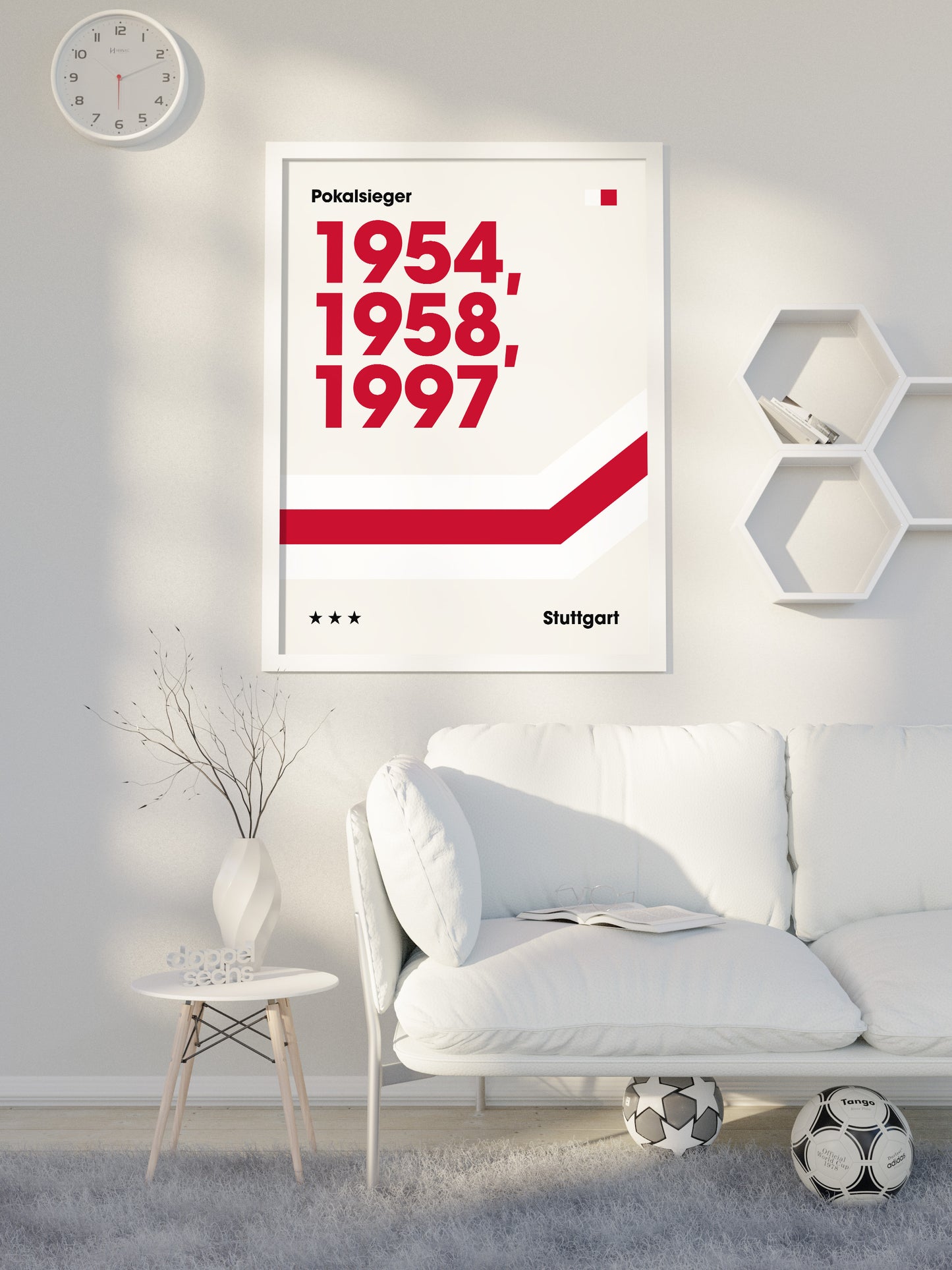 Stuttgart - "Champions" Fußballposter