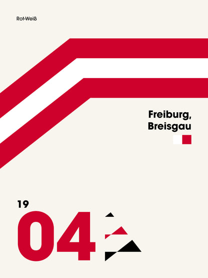 Freiburg - "Heritage" Fußballposter