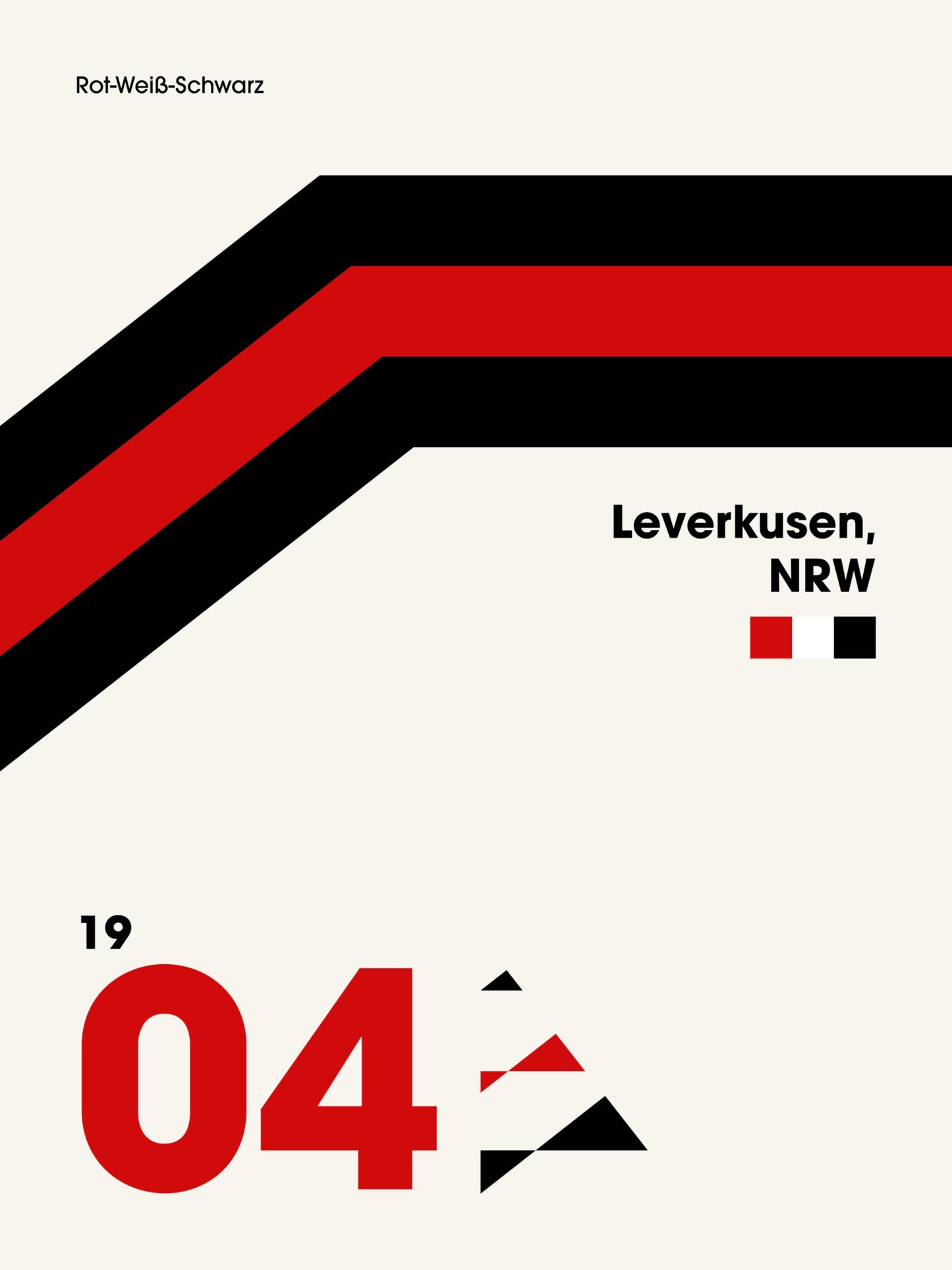 Leverkusen - "Heritage" Fußballposter