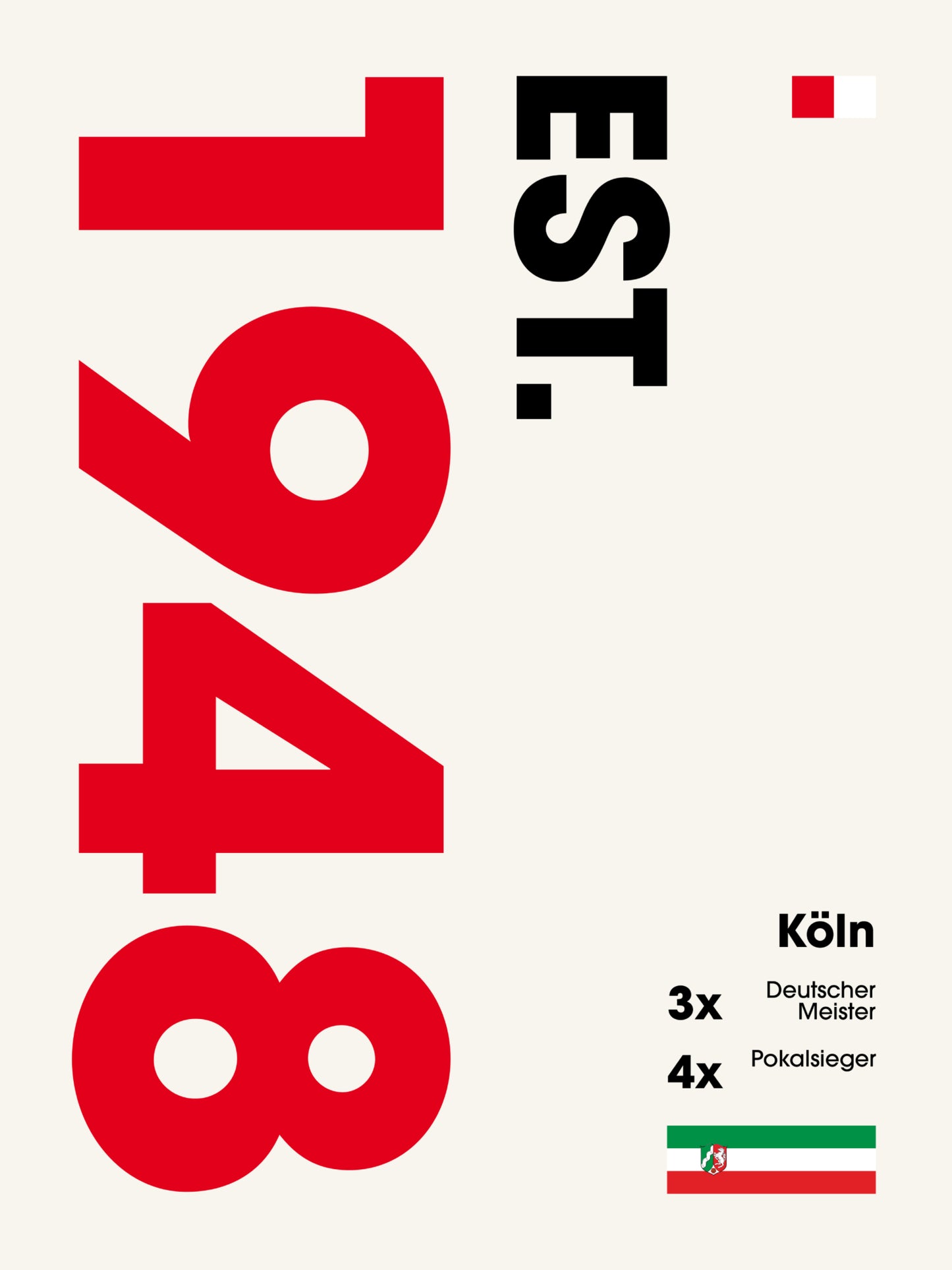 Köln - "Established" Fußballposter