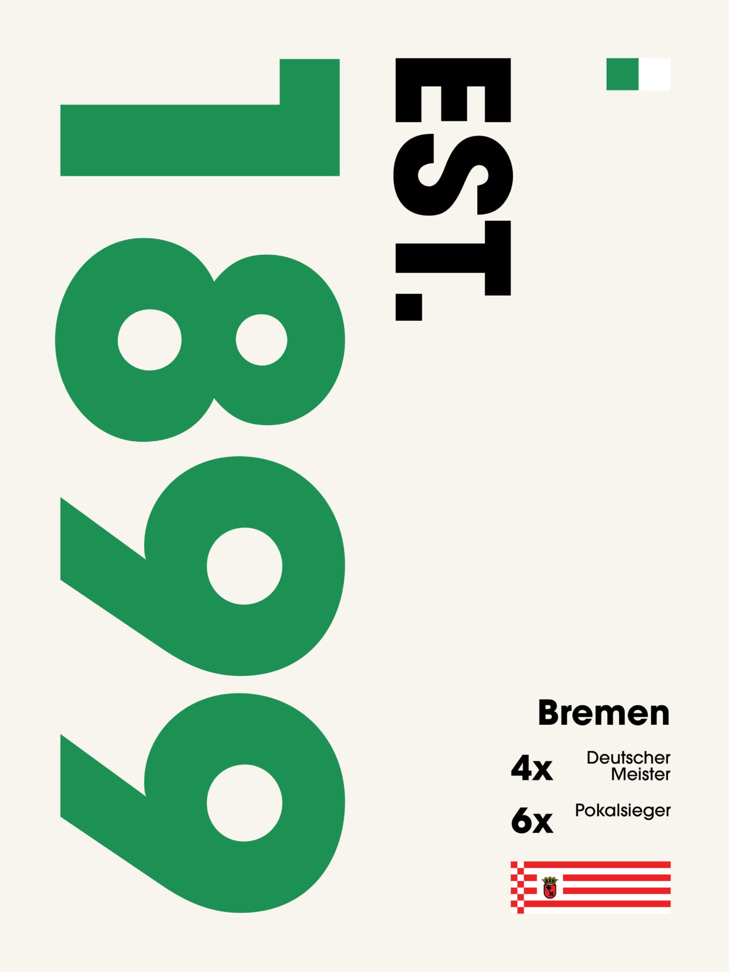 Bremen - "Established" Fußballposter