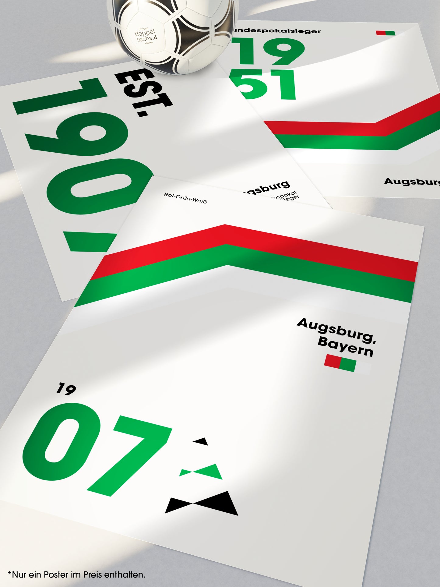 Augsburg - "Established" Fußballposter