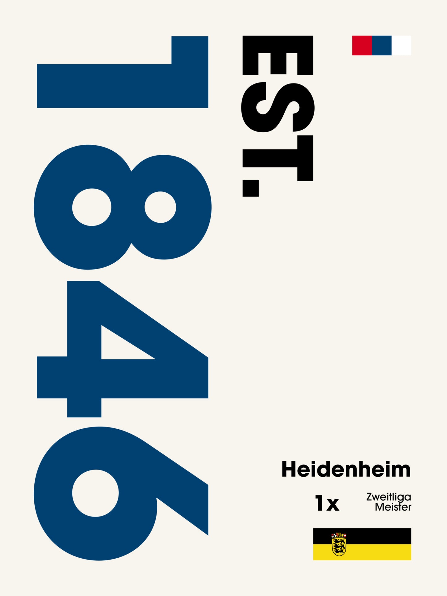 Heidenheim - "Established" Fußballposter