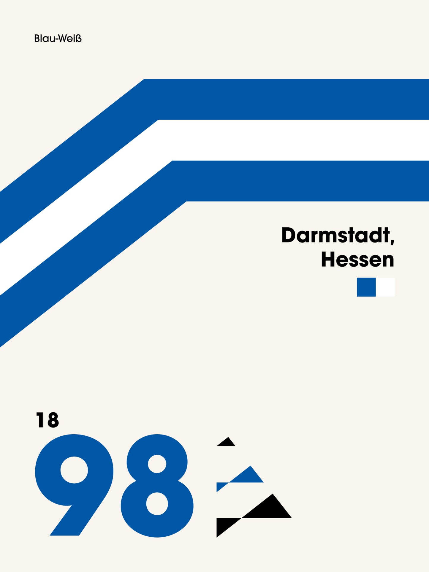 Darmstadt - "Heritage" Fußballposter