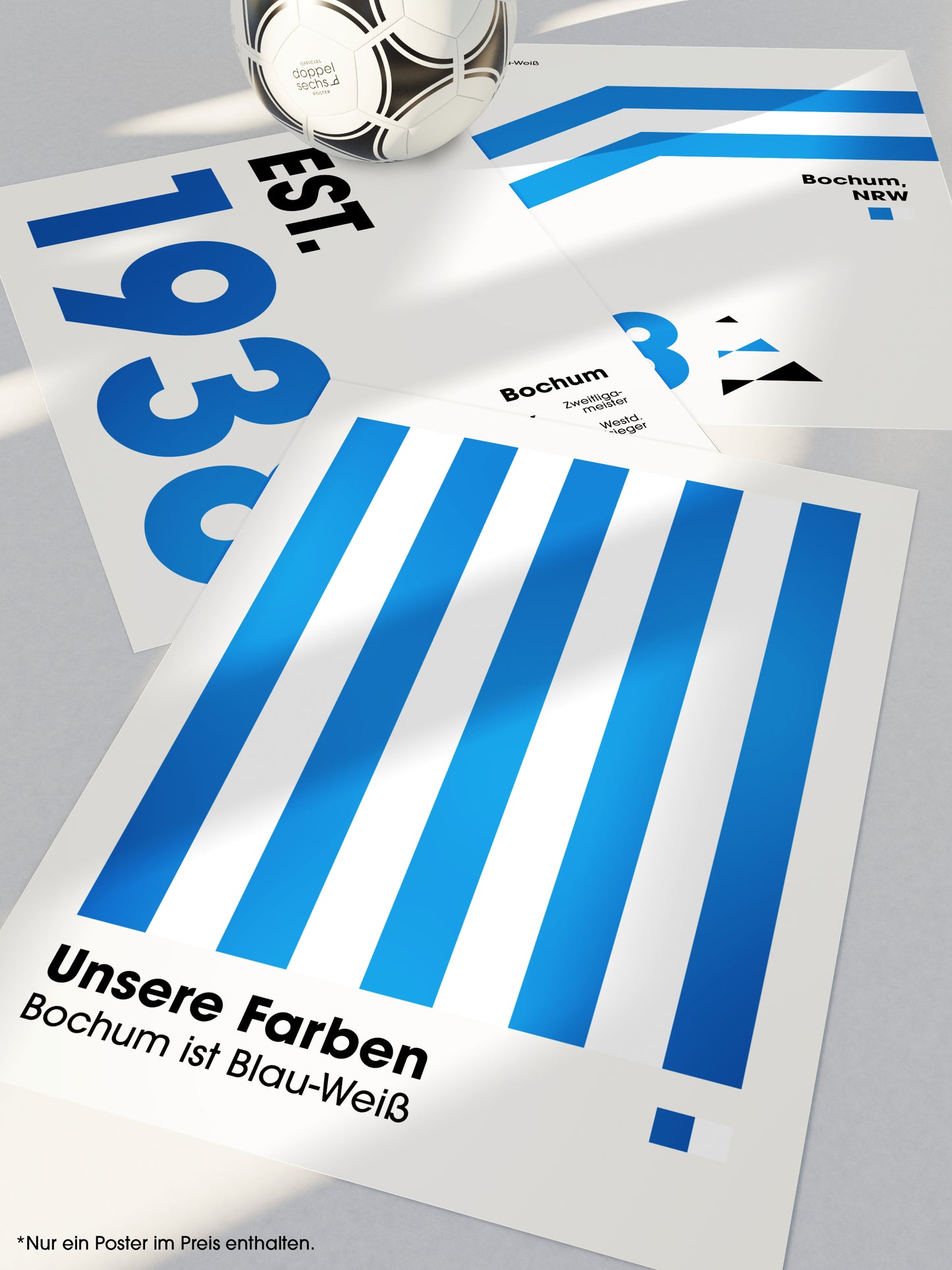 Bochum - "Farben" Fußballposter